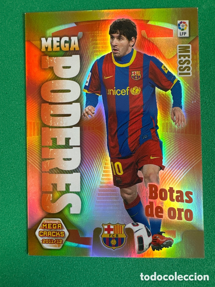 Cartes &agrave; collectionner de Football: 392 MESSI (F.C.BARCELONA) MEGAPODERES MEGACRACKS 2011-2012 11 12 TRADING CARD