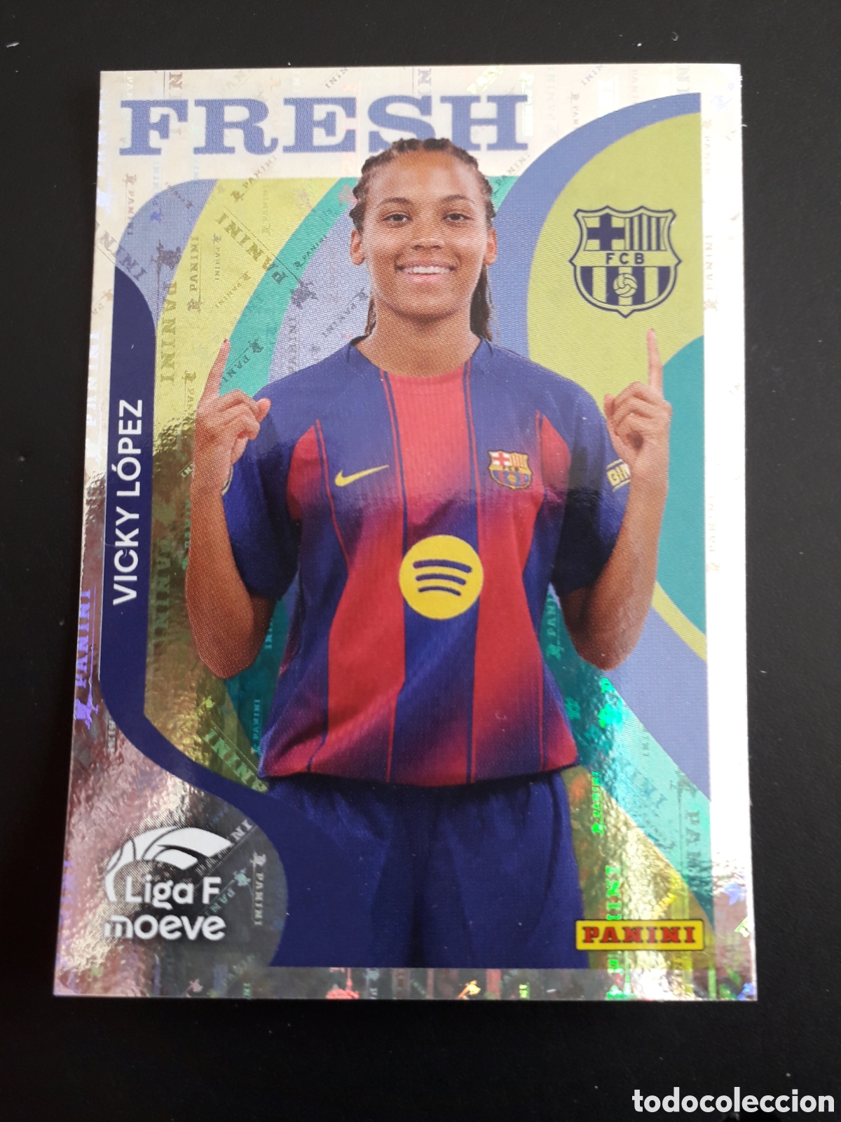Cromos de F&uacute;tbol: VICKY L&Oacute;PEZ FC BARCELONA FRESH N&deg; 380 LIGA F FEMENINA 2025 2026 25 26 PANINI SIN PEG PEDIDO M&Iacute;NIM 3&euro;