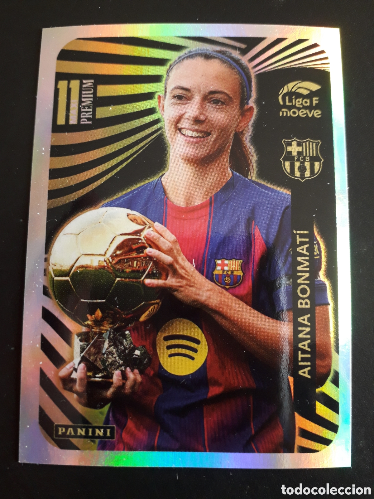 Fu&szlig;ball-Sticker: AITANA BONMAT&Iacute; FC BARCELONA MAXIPREMIUM LIGA F FEMENINA 2025 2026 25 26 PANINI SIN PEGAR