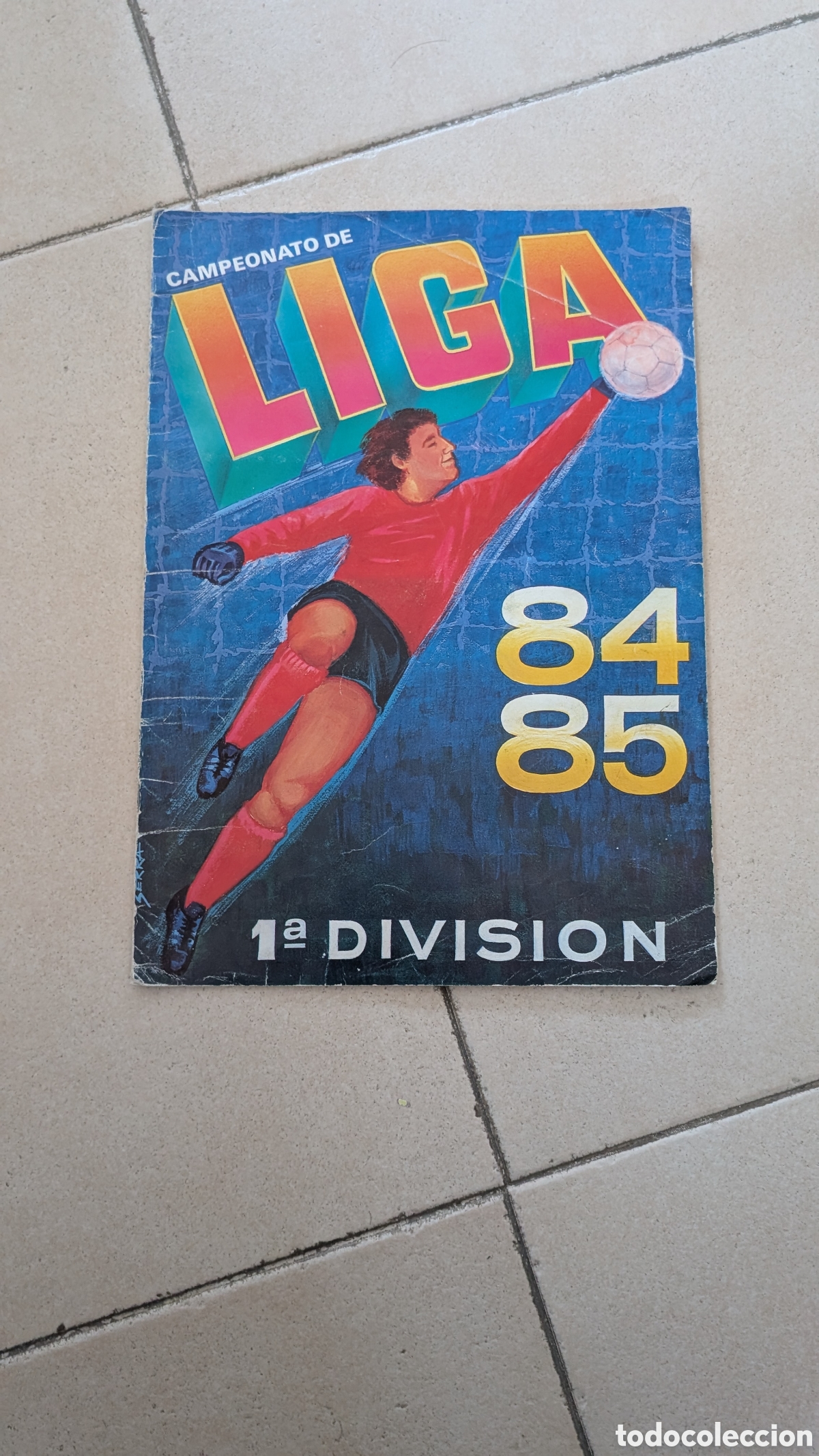 Cromos de F&uacute;tbol: ALBUM VACIO CROMOS CANO LIGA 1984/85 84 85 SE LE HAN DESPEGADO LOS CROMOS