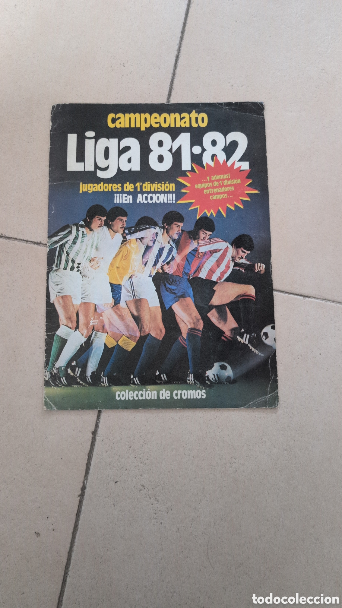 Cromos de Futebol: PORTADAS ALBUM LIGA ESTE 1981/82 81 82 BUEN ESTADO