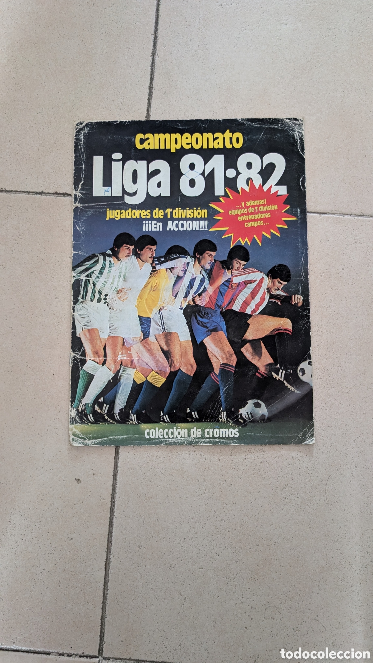 Cromos de Futebol: PORTADAS ALBUM LIGA ESTE 1981/82 81 82 BUEN ESTADO