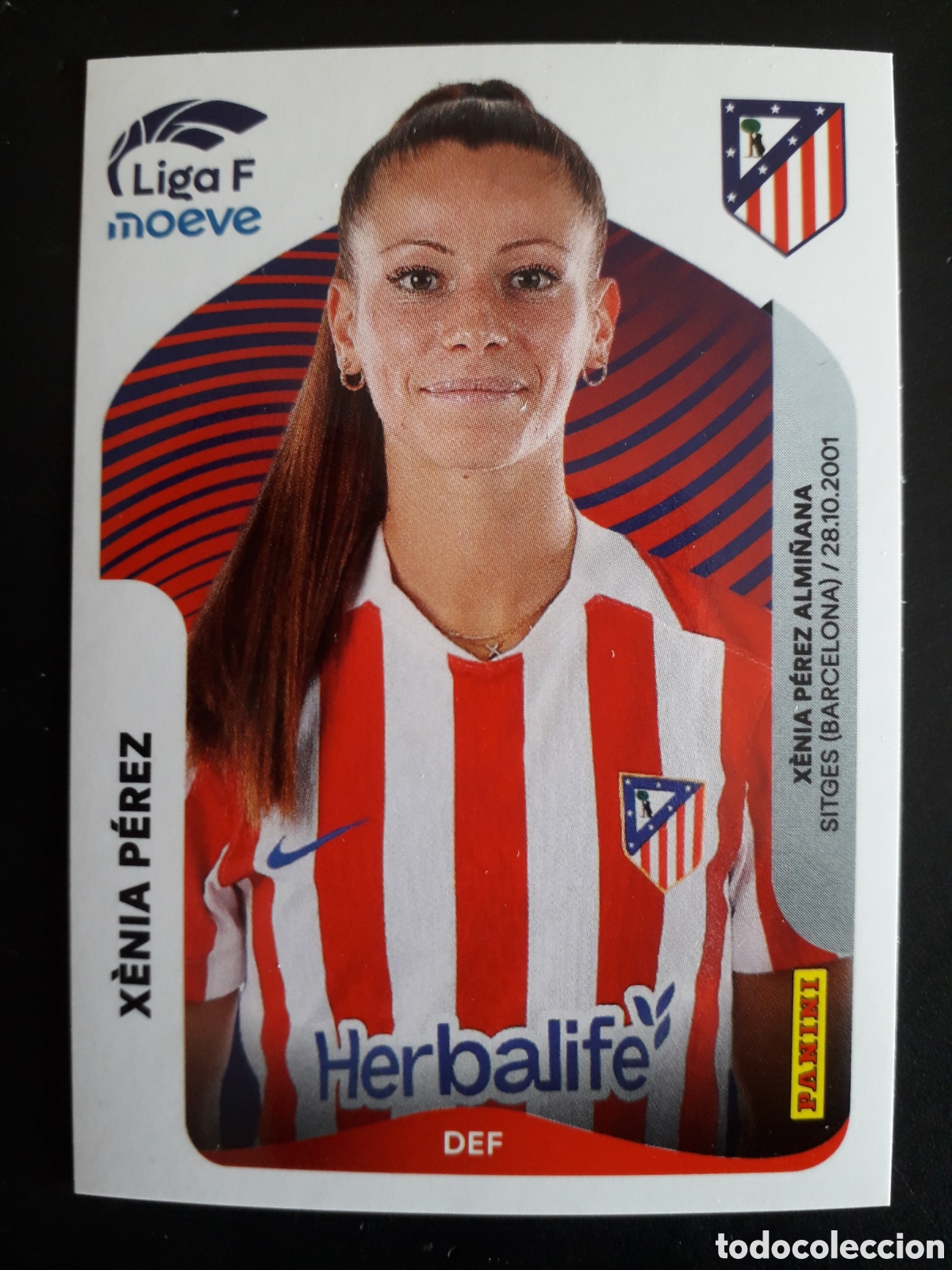 Cromos de Futebol: X&Egrave;NIA P&Eacute;REZ AT MADRID N&deg; 47 A LIGA F FEMENINA 2025 2026 25 26 PANINI SIN PEGAR PEDIDO M&Iacute;NIMO 3&euro;