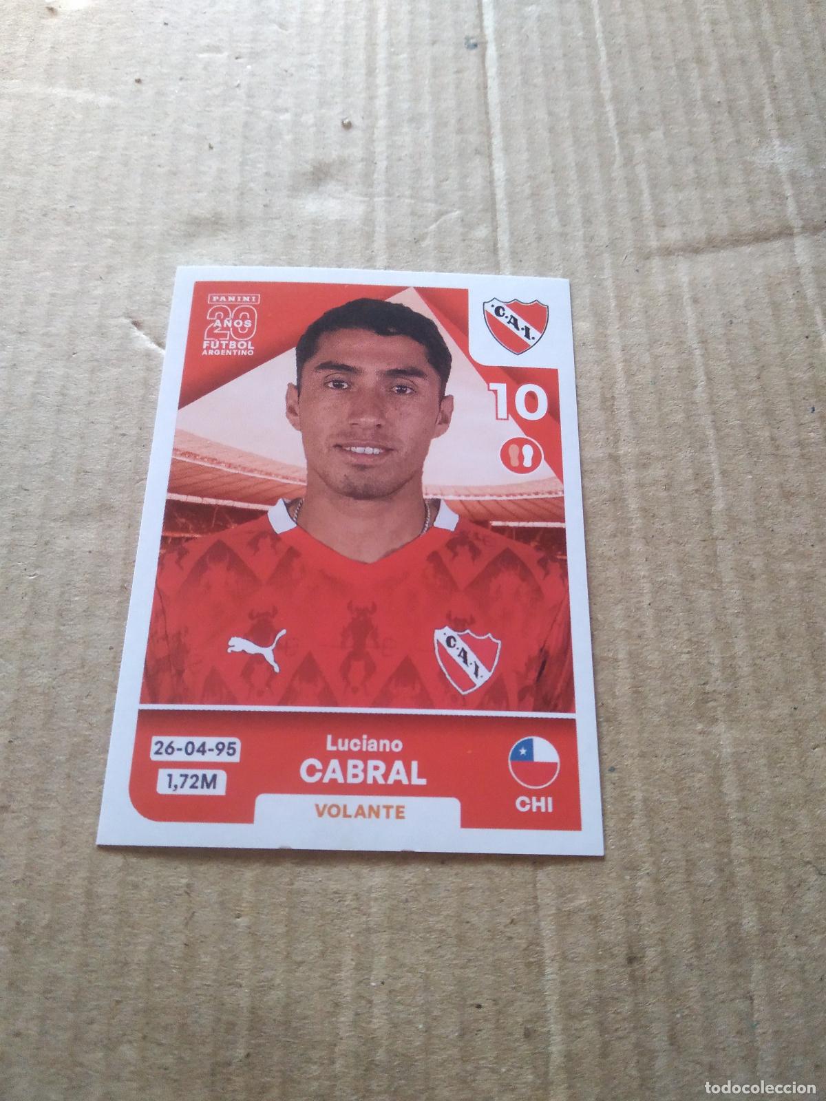 Cromos de Futebol: IND10 LUCIANO CABRAL INDEPENDIENTE CROMO FUTBOL ARGENTINO PANINI LIGA ARGENTINA 2025