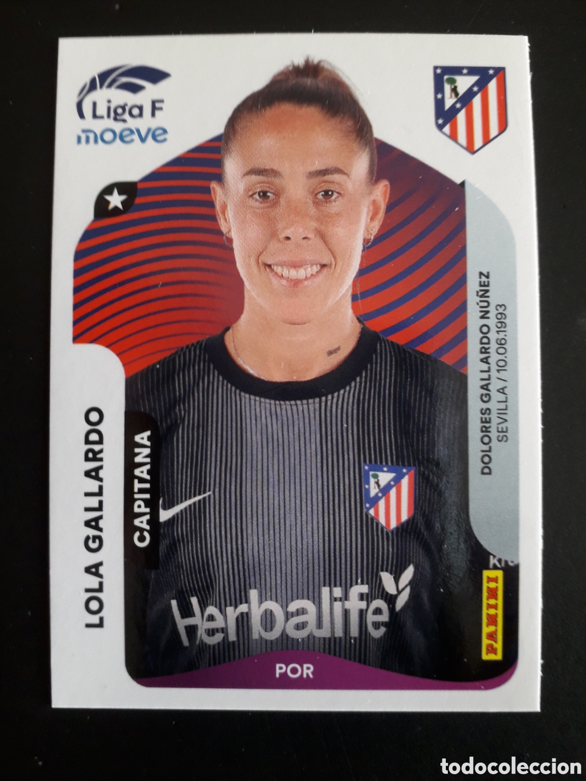 Cromos de Futebol: LOLA GALLARDO AT MADRID N&deg; 44 LIGA F FEMENINA 2025 2026 25 26 PANINI SIN PEGAR PEDIDO M&Iacute;NIMO 3&euro;