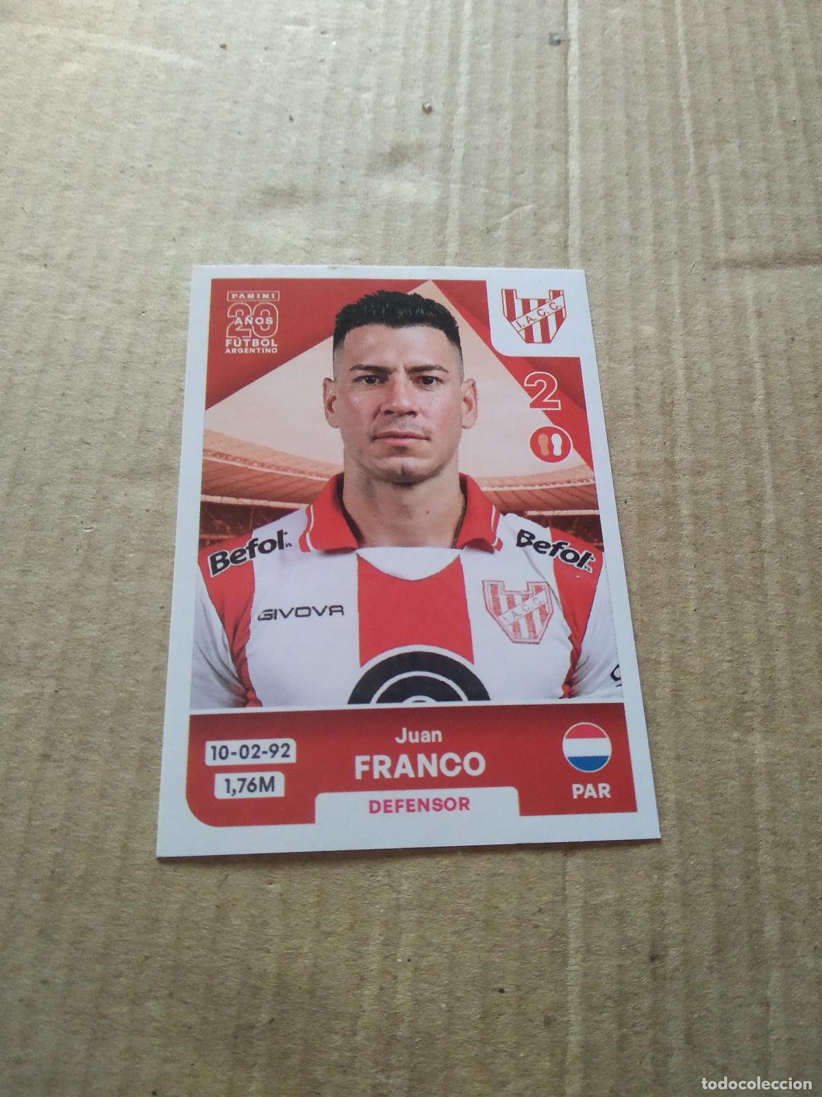 Fu&szlig;ball-Sticker: INS3 JUAN FRANCO INSTITUTO CROMO FUTBOL ARGENTINO PANINI LIGA ARGENTINA 2025