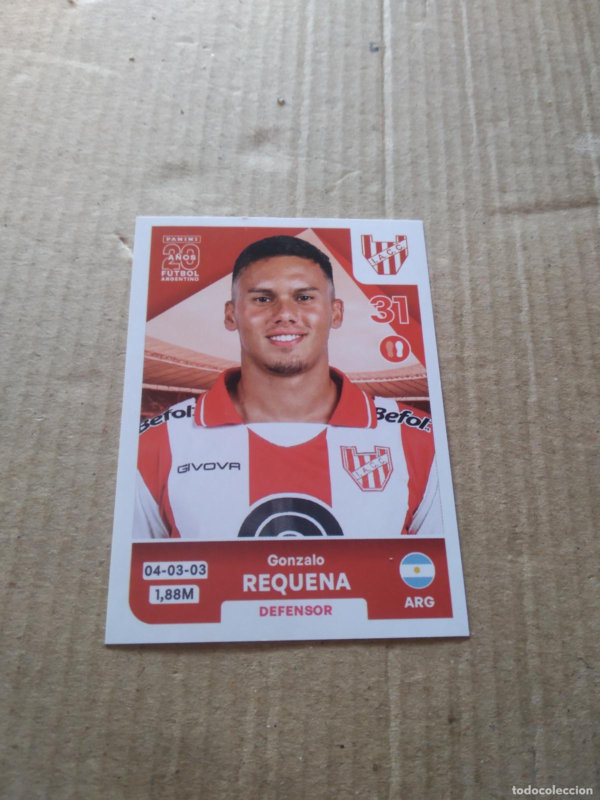 Cromos de F&uacute;tbol: INS4 GONZALO REQUENA INSTITUTO CROMO FUTBOL ARGENTINO PANINI LIGA ARGENTINA 2025