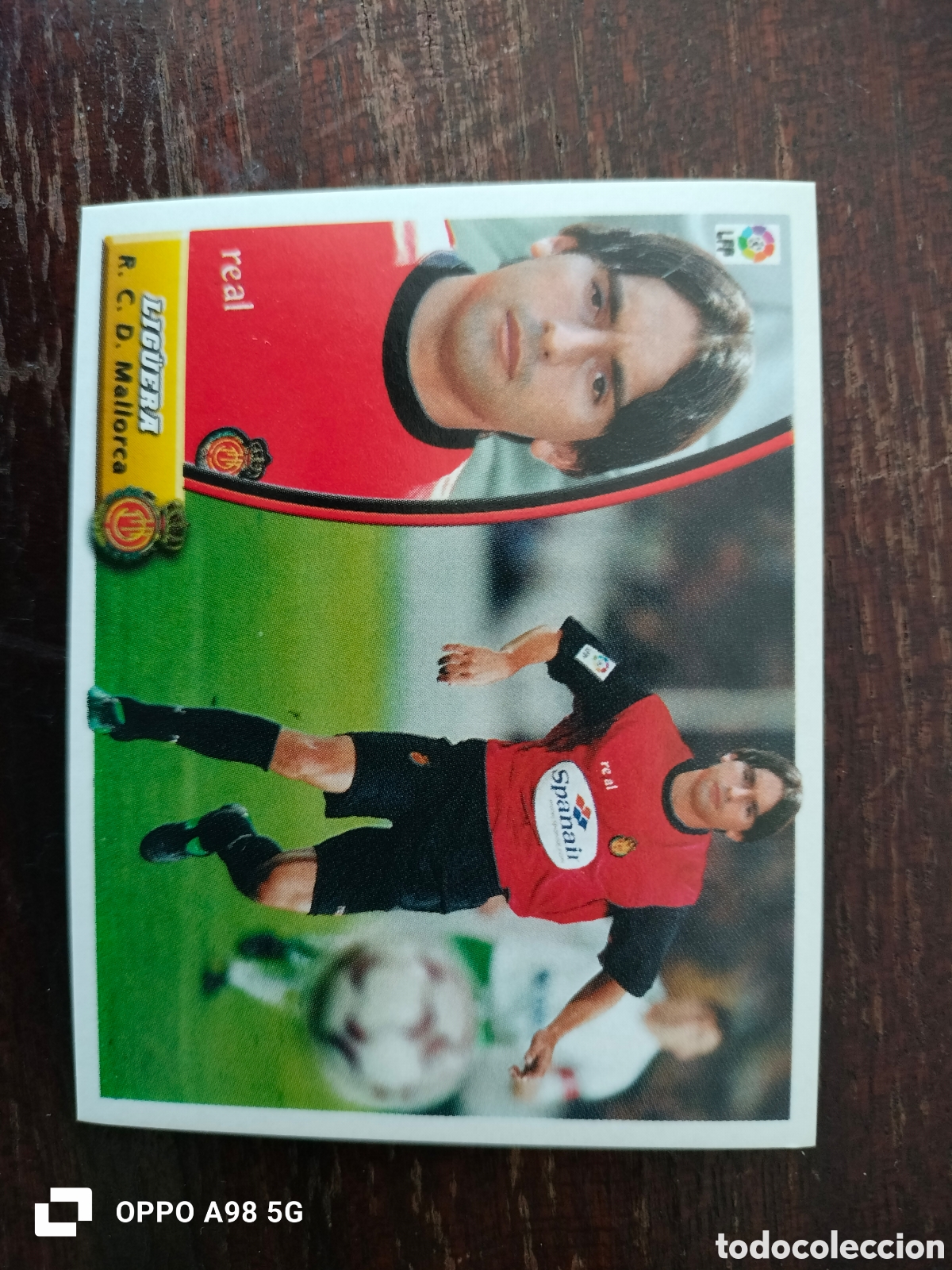 Cromos de F&uacute;tbol: Cromo coloca Lig&uuml;era Mallorca Ediciones Este liga temporada 2003 2004 03 04