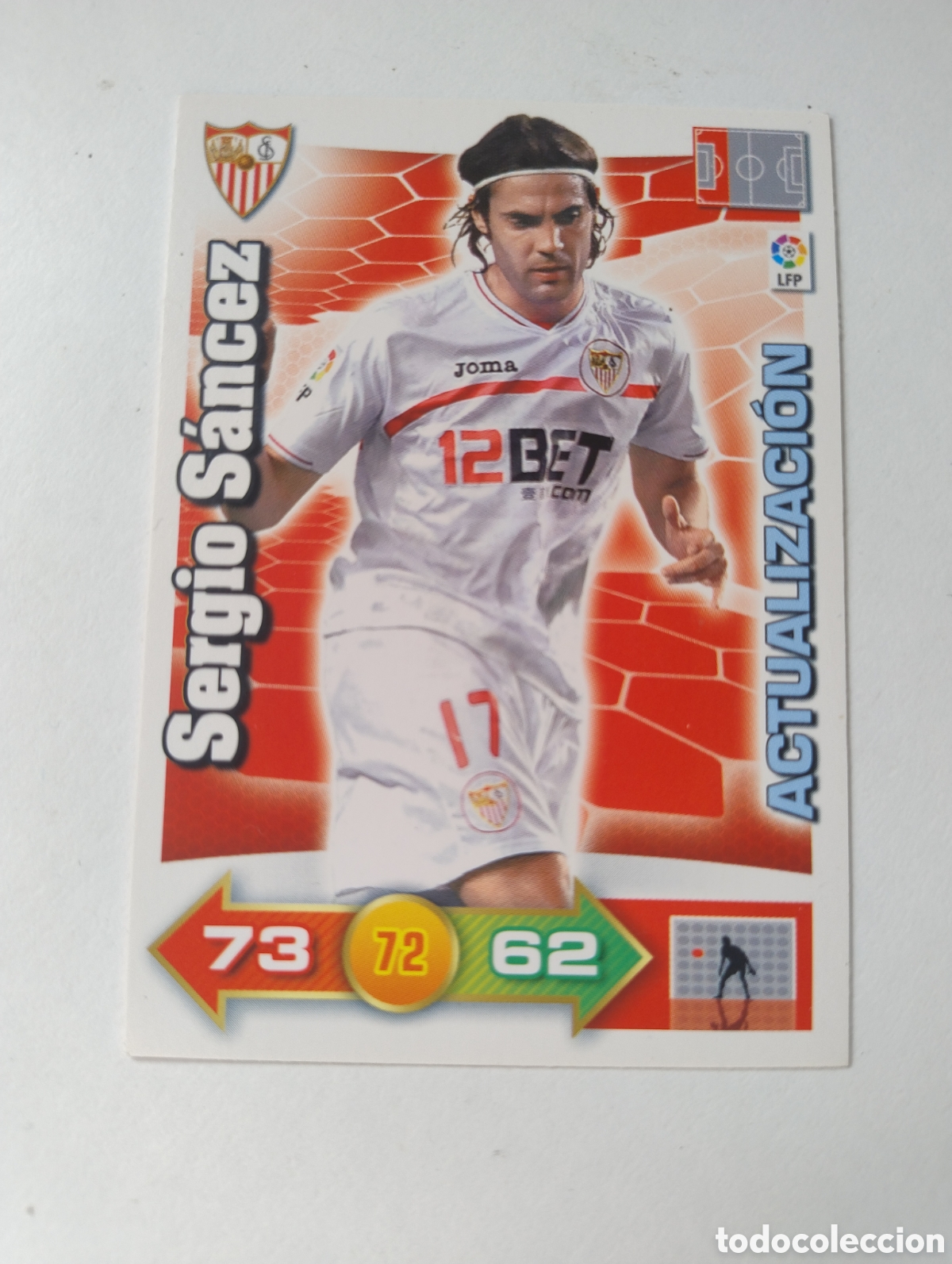 Fu&szlig;ball-Sticker: Sergio S&aacute;nchez - Sevilla - Adrenalyn XL Liga 2010 - 2011 Actualizaci&oacute;n Error