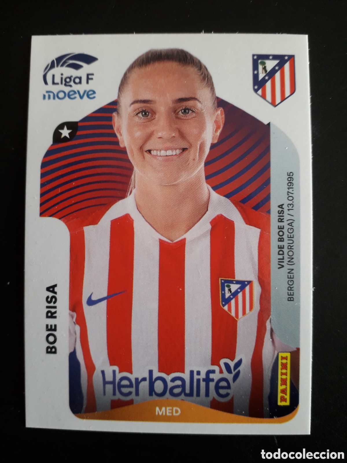 Football Stickers: BOE RISA AT MADRID N&deg; 51 LIGA F FEMENINA 2025 2026 25 26 PANINI SIN PEGAR PEDIDO M&Iacute;NIMO 3&euro;