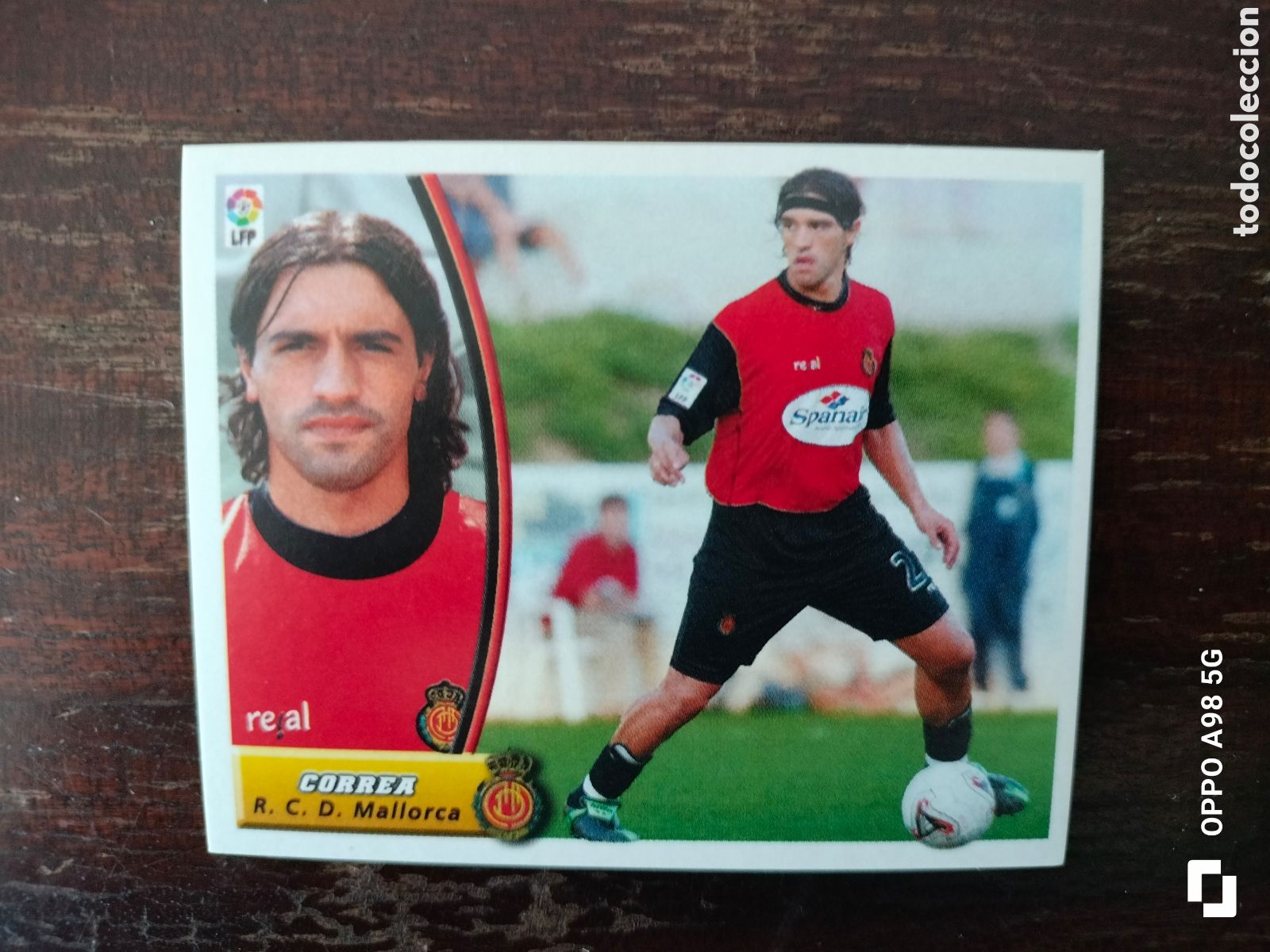 Football Stickers: Cromo coloca Correa Mallorca Ediciones Este liga temporada 2003 2004 03 04