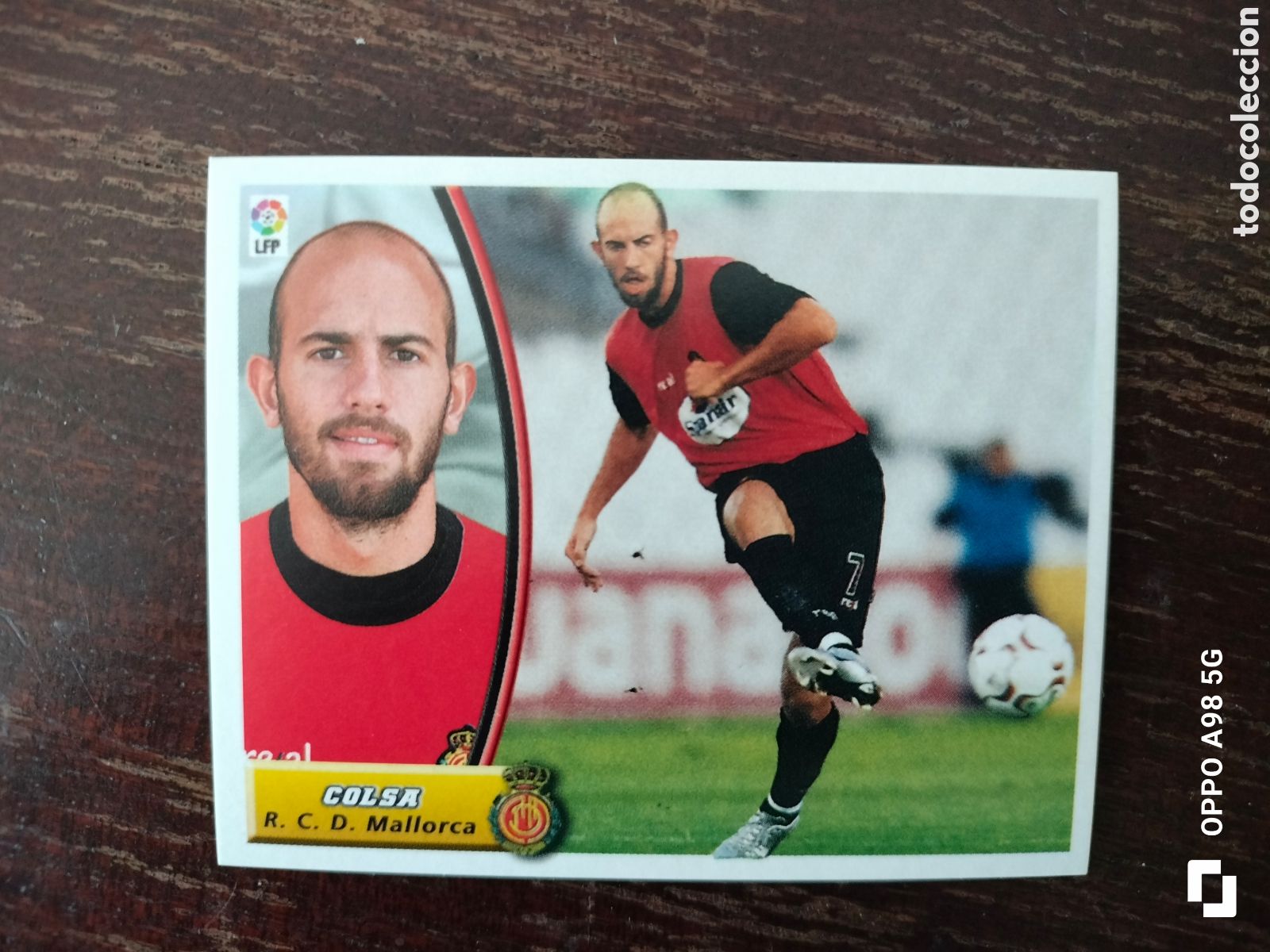 Cartes &agrave; collectionner de Football: Cromo coloca Colsa Mallorca Ediciones Este liga temporada 2003 2004 03 04