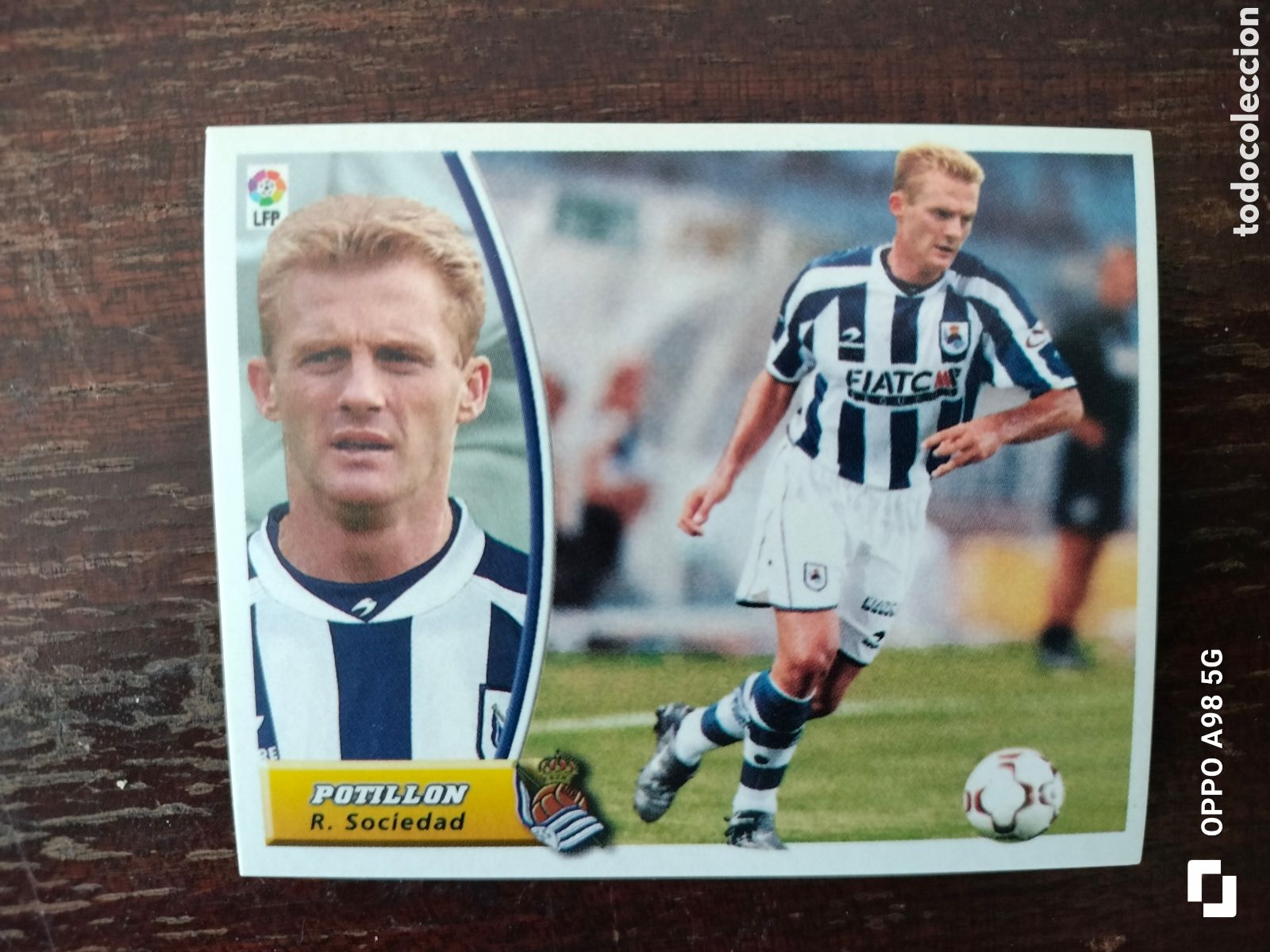 Cartes &agrave; collectionner de Football: Cromo coloca Potillon Real Sociedad Ediciones Este liga temporada 2003 2004 03 04