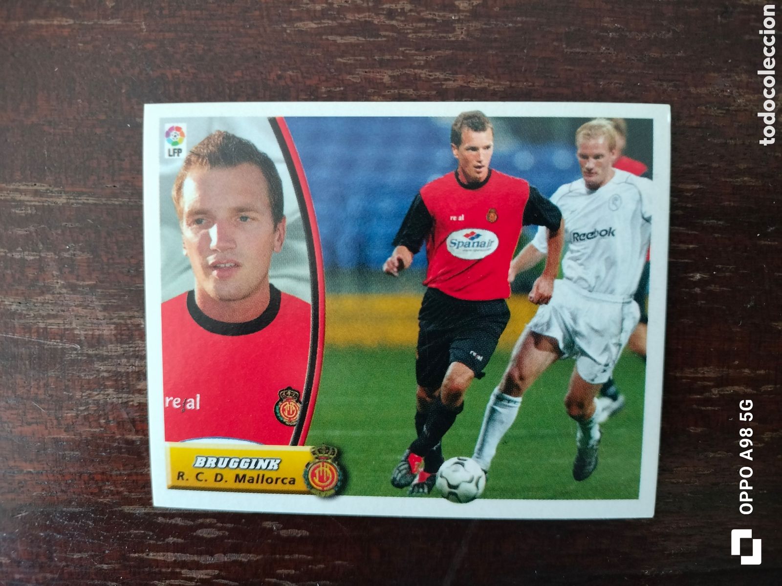 Cromos de Futebol: Cromo coloca Bruggink Mallorca Ediciones Este liga temporada 2003 2004 03 04