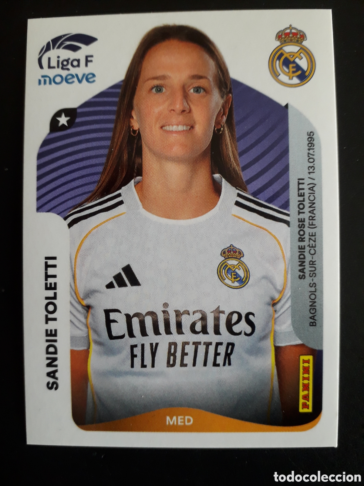 Cromos de Futebol: SANDIE TOLETTI REAL MADRID N&deg; 272 A LIGA F FEMENINA 2025 2026 25 26 PANINI SIN PEGAR PEDIDO M&Iacute;NIM 3&euro;
