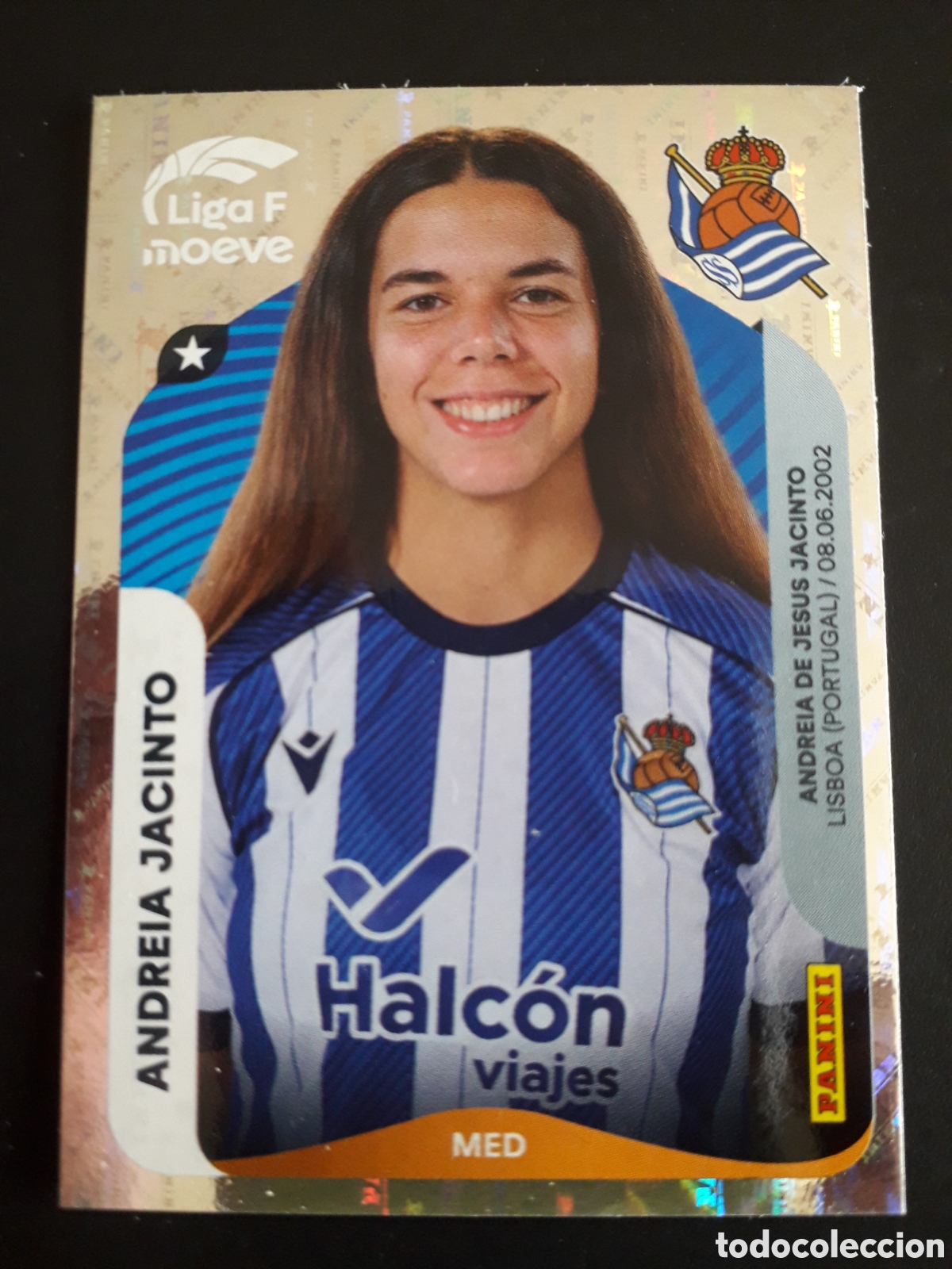 Cromos de Futebol: ANDREIA JACINTO REAL SOCIEDAD N&deg; 294 LIGA F FEMENINA 2025 2026 25 26 PANINI SIN PEG PEDIDO M&Iacute;NIMO 3&euro;