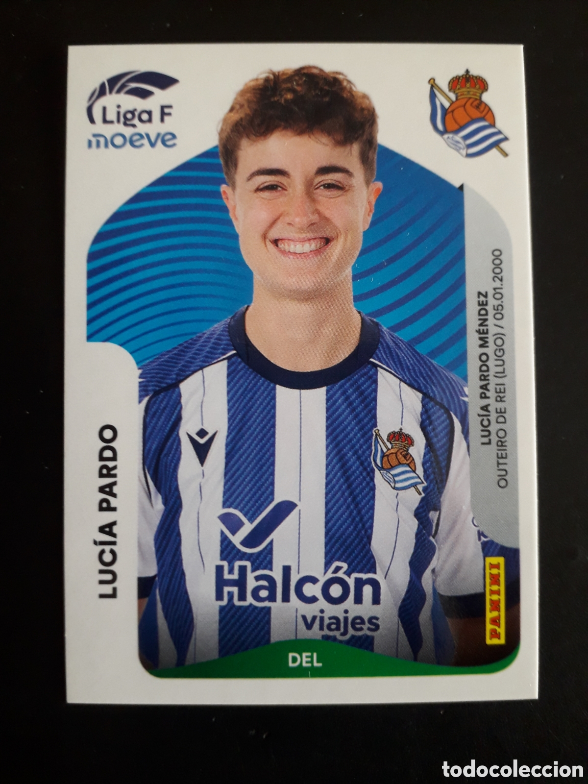 Cromos de F&uacute;tbol: LUC&Iacute;A PARDO REAL SOCIEDAD N&deg; 300 A LIGA F FEMENINA 2025 2026 25 26 PANINI SIN PEGAR PEDIDO M&Iacute;NIMO 3&euro;