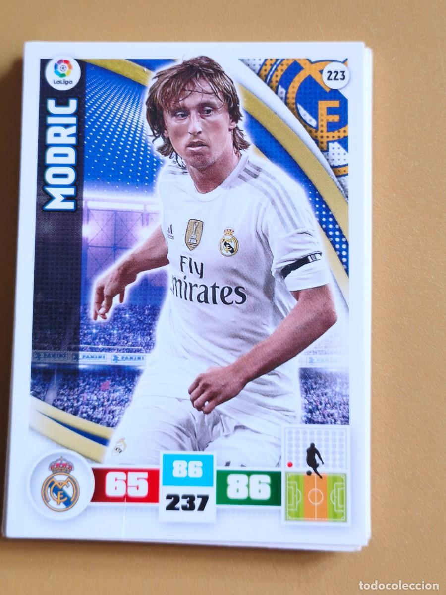 Cromos de f&uacute;tbol: modric, adrenalyn 2015 16 - Foto 1