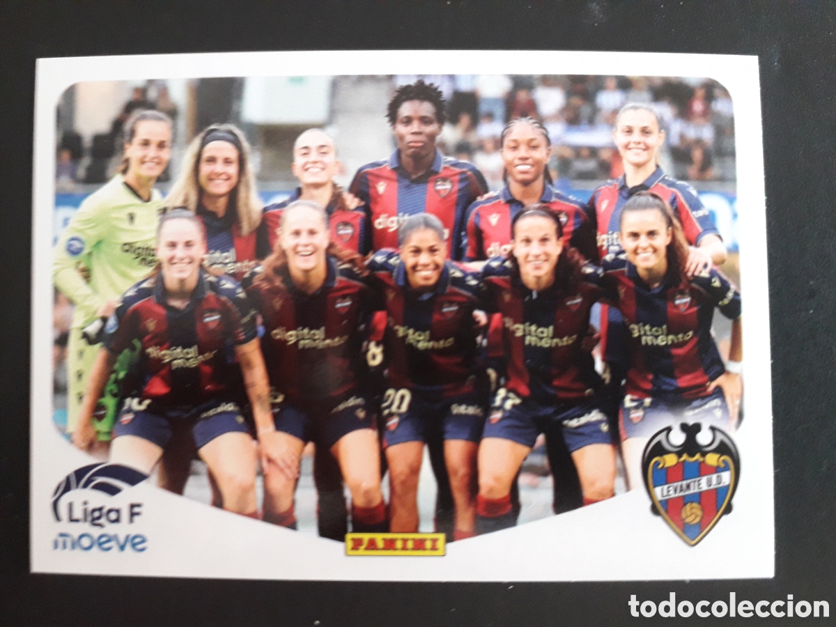 Cromos de F&uacute;tbol: EQUIPO LEVANTE N&deg; 223 LIGA F FEMENINA 2025 2026 25 26 PANINI SIN PEGAR PEDIDO M&Iacute;NIMO 3&euro;