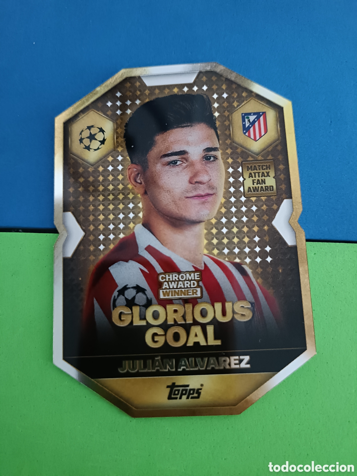 Cromos de F&uacute;tbol: Topps Match Attax 2025 2026 - CA 4 Chrome Award Juli&aacute;n &Aacute;lvarez Atl&eacute;tico Madrid