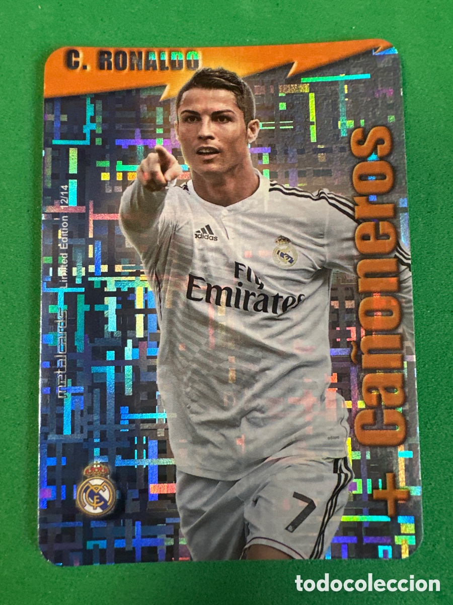 Cartes &agrave; collectionner de Football: 12/14 CRISTIANO RONALDO(R.MADRID)+CA&Ntilde;ONEROS TETRIS MUNDICROMO2013 12 13 LIMITED EDITION