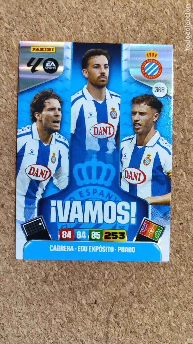 Cartes &agrave; collectionner de Football: ADRENALYN XL LA LIGA 25/26 CARD VAMOS RCD ESPA&Ntilde;OL # 368 PANINI