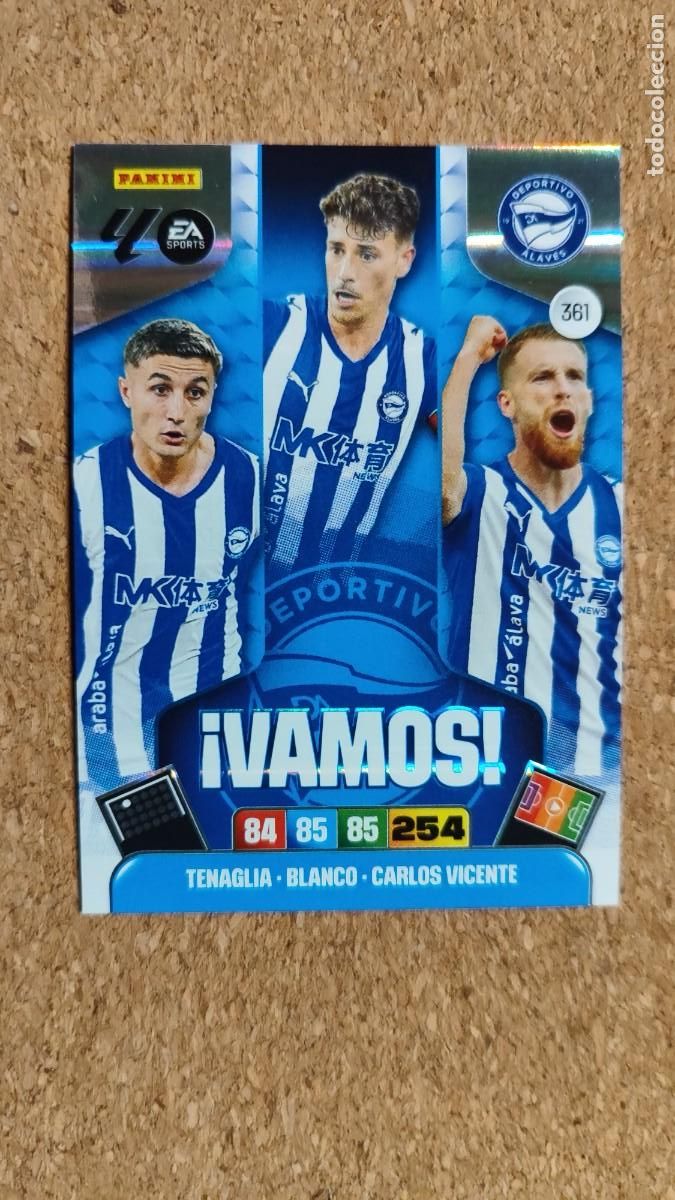 Cromos de Futebol: ADRENALYN XL LA LIGA 2025/26 CARD VAMOS ALAVES # 361 PANINI