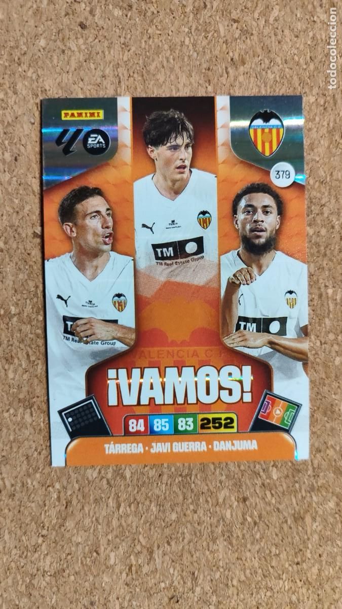 Cromos de Futebol: ADRENALYN XL LA LIGA 2025/26 CARD VAMOS VALENCIA # 379 PANINI
