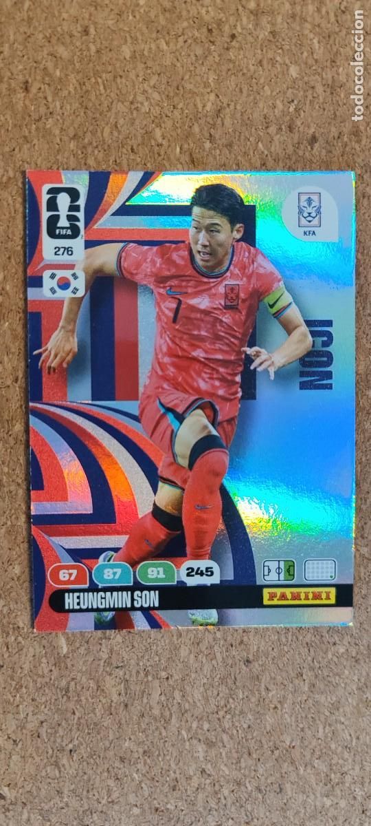 Football Stickers: ADRENALYN XL FIFA WORLD CUP 2026 CARD ICON SON KOREA # 276 PANINI