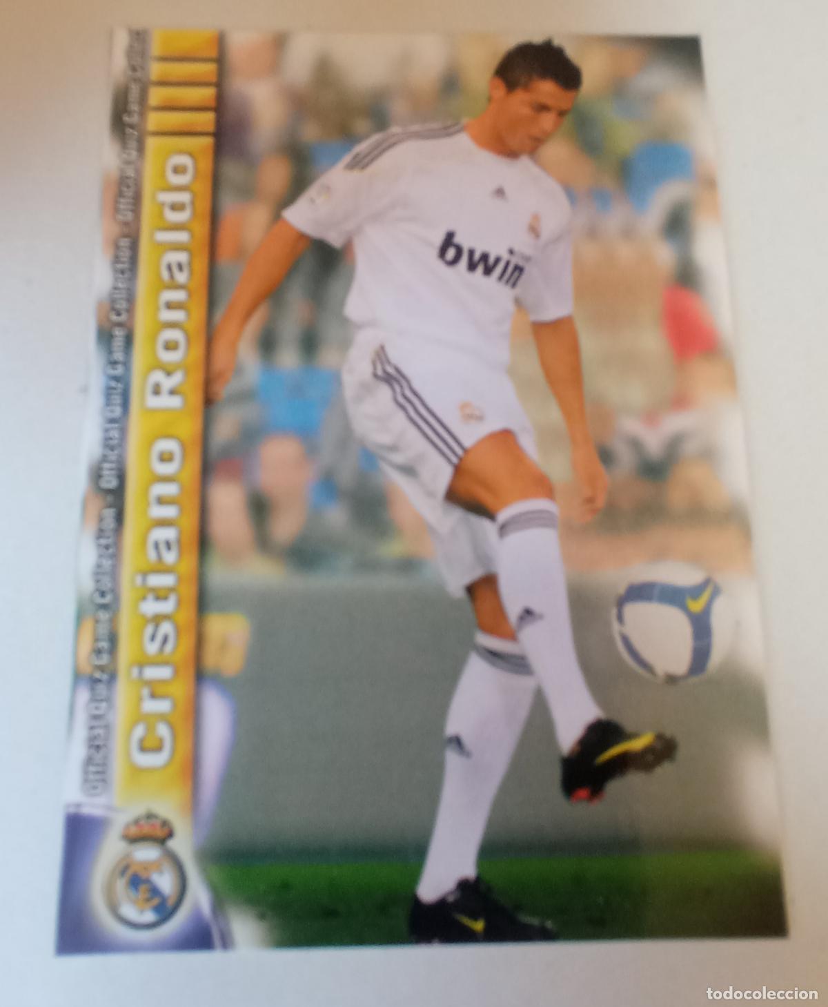 Cromos de F&uacute;tbol: CRISTIANO RONALDO. MUNDICROMO 2010. N&ordm; 45. REAL MADRID