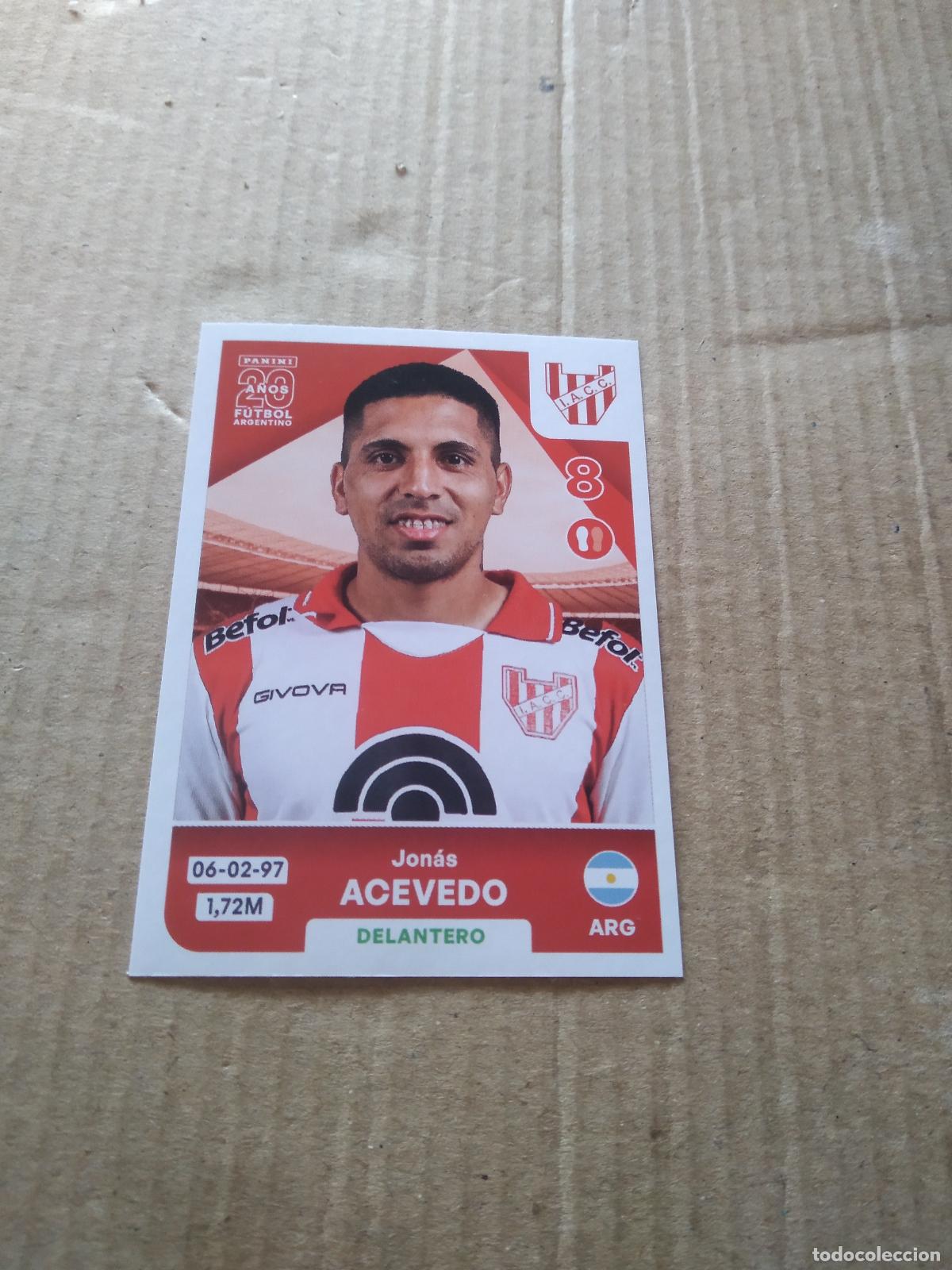 Cromos de F&uacute;tbol: INS16 JONAS ACEVEDO INSTITUTO CROMO FUTBOL ARGENTINO PANINI LIGA ARGENTINA 2025