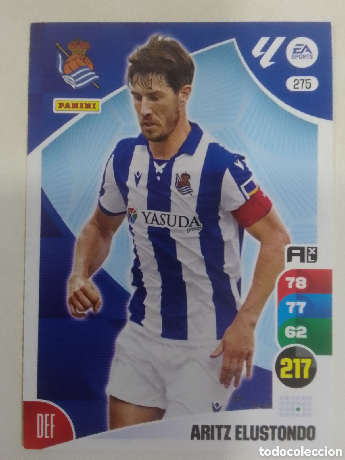 Cromos de F&uacute;tbol: Adrenalyn XL 2024-25 n&deg; 275 Aritz Elustondo &bull; Real Sociedad.