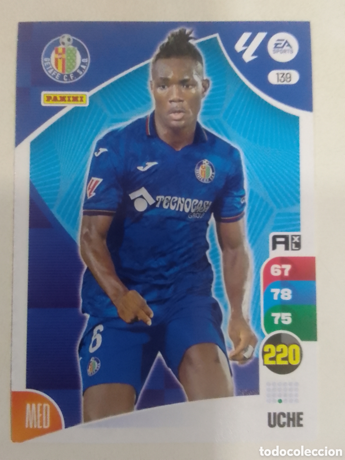 Cromos de F&uacute;tbol: Adrenalyn XL 2024-25 n&deg; 139 Uche &bull; Getafe.