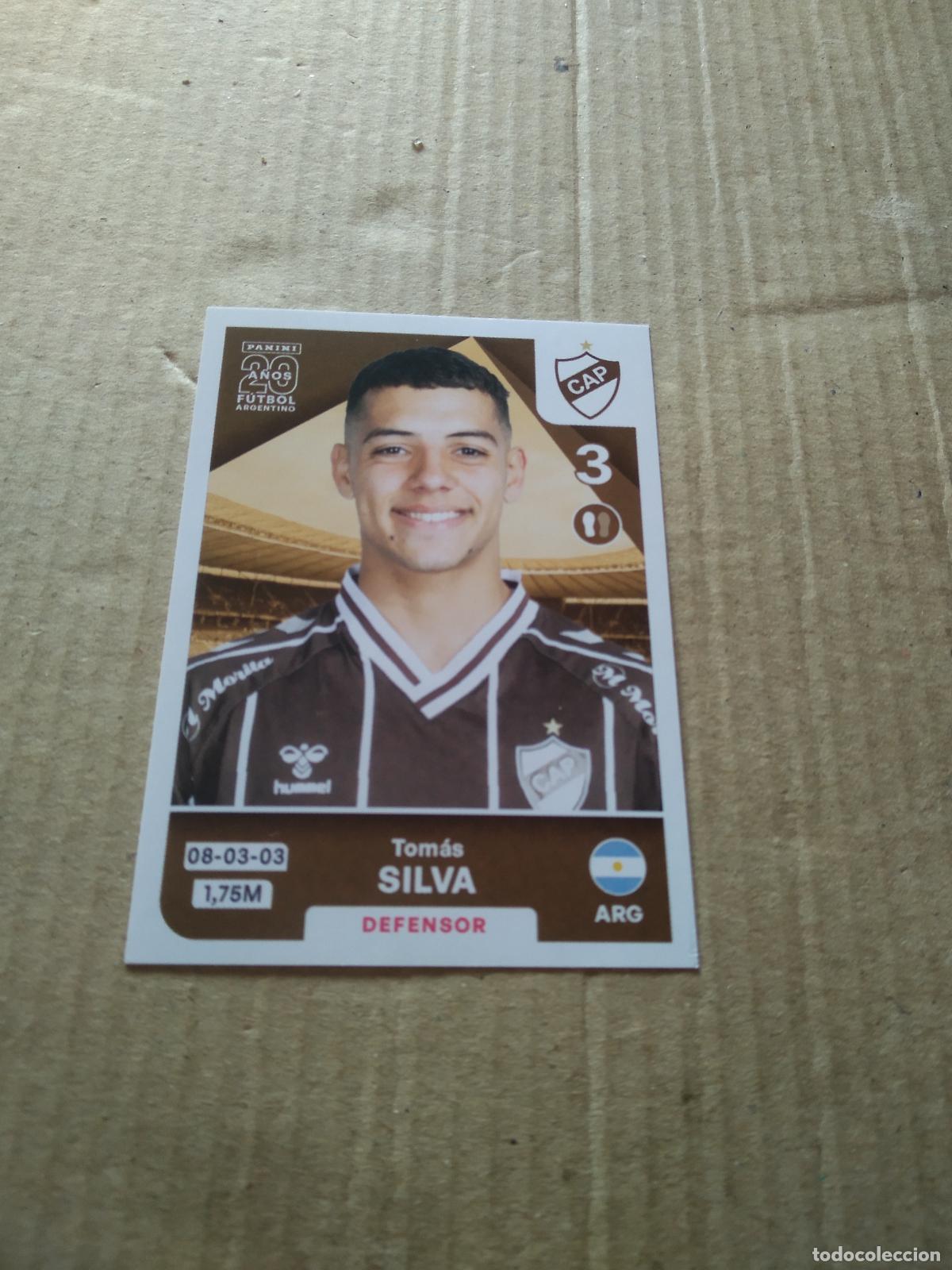 Cromos de F&uacute;tbol: PLA 6 TOMAS SILVA PLATENSE CROMO FUTBOL ARGENTINO PANINI LIGA ARGENTINA 2025