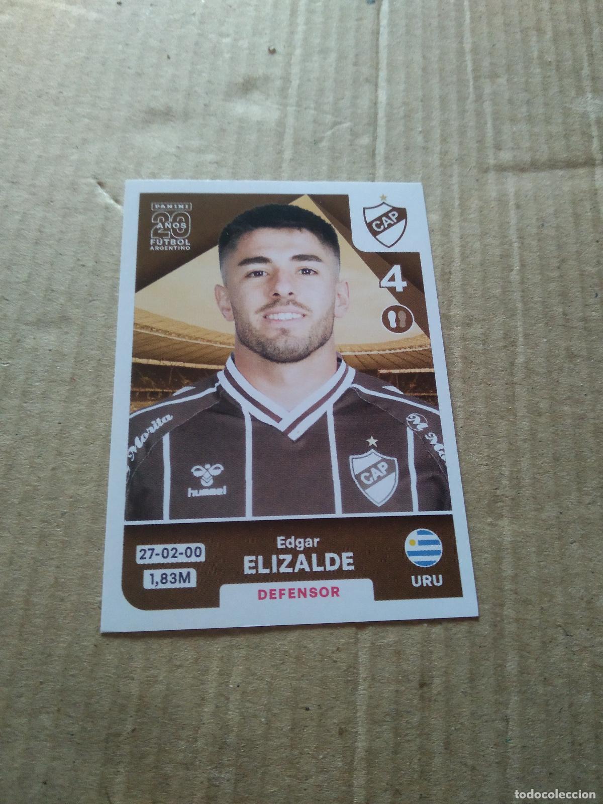 Cromos de F&uacute;tbol: PLA 7 EDGAR ELIZALDE PLATENSE CROMO FUTBOL ARGENTINO PANINI LIGA ARGENTINA 2025