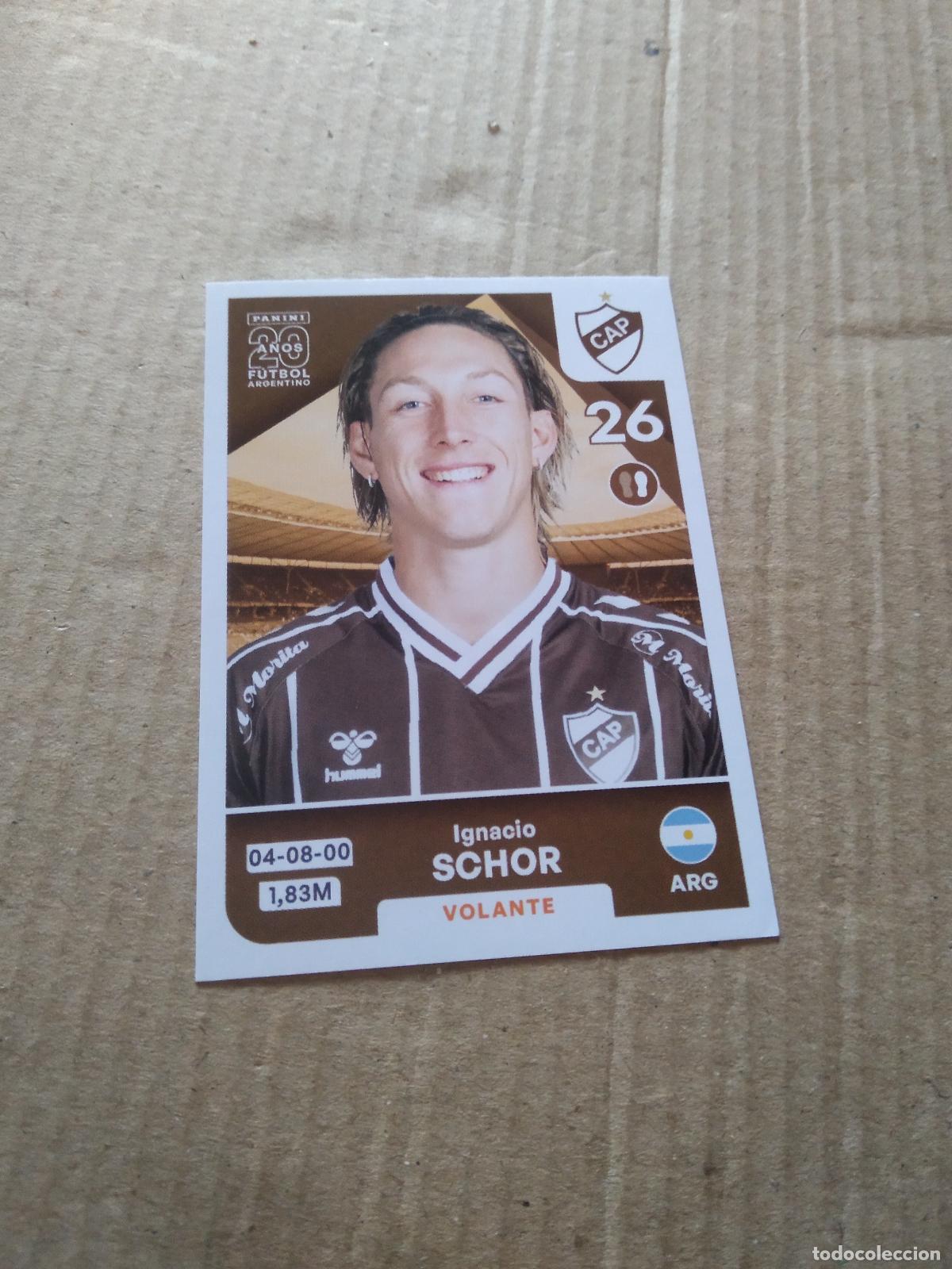 Cromos de F&uacute;tbol: PLA 8 IGNACIO SCHOR PLATENSE CROMO FUTBOL ARGENTINO PANINI LIGA ARGENTINA 2025