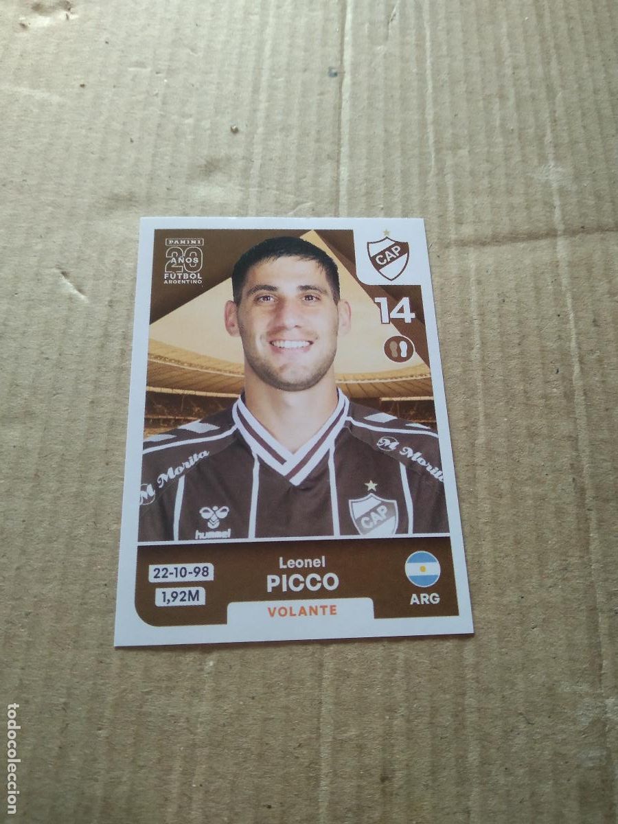 Cromos de F&uacute;tbol: PLA 9 LEONEL PICCO PLATENSE CROMO FUTBOL ARGENTINO PANINI LIGA ARGENTINA 2025