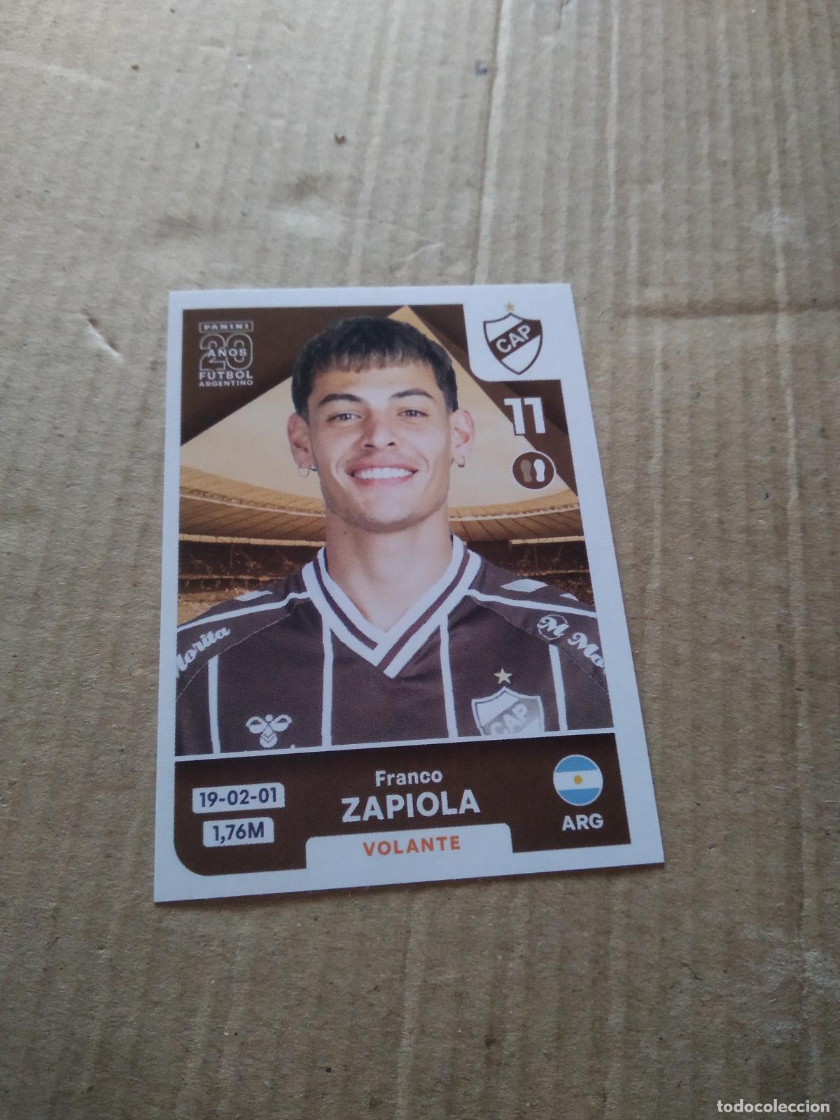 Cromos de F&uacute;tbol: PLA 11 FRANCO ZAPIOLA PLATENSE CROMO FUTBOL ARGENTINO PANINI LIGA ARGENTINA 2025