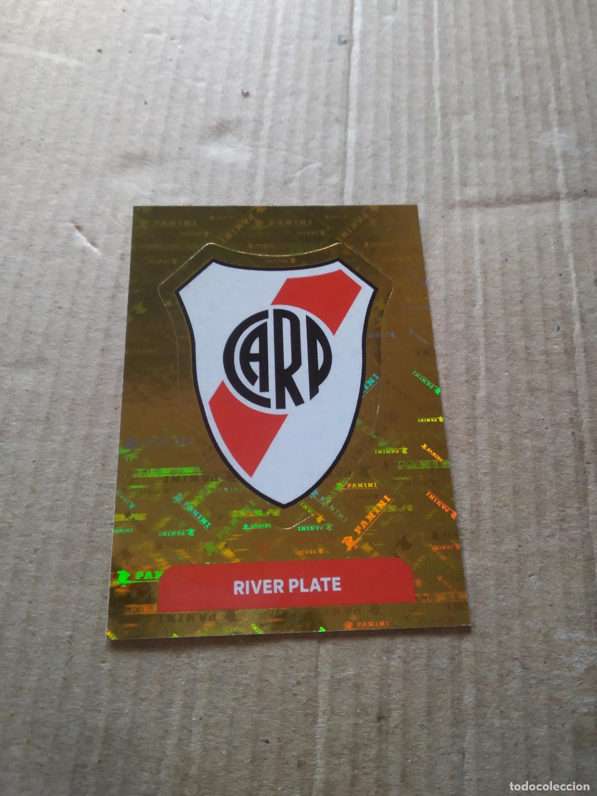 Cromos de F&uacute;tbol: RIV 1 ESCUDO RIVER PLATE CROMO FUTBOL ARGENTINO PANINI LIGA ARGENTINA 2025