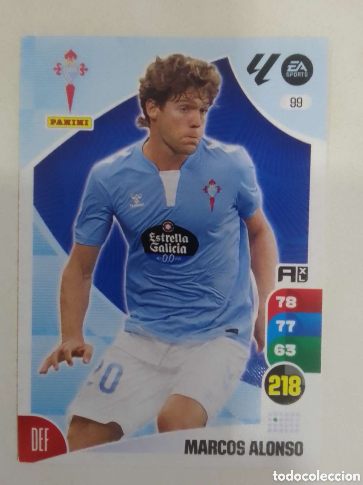 Cromos de F&uacute;tbol: Adrenalyn XL 2024-25 n&deg; 99 Marcos Alonso &bull; Celta.