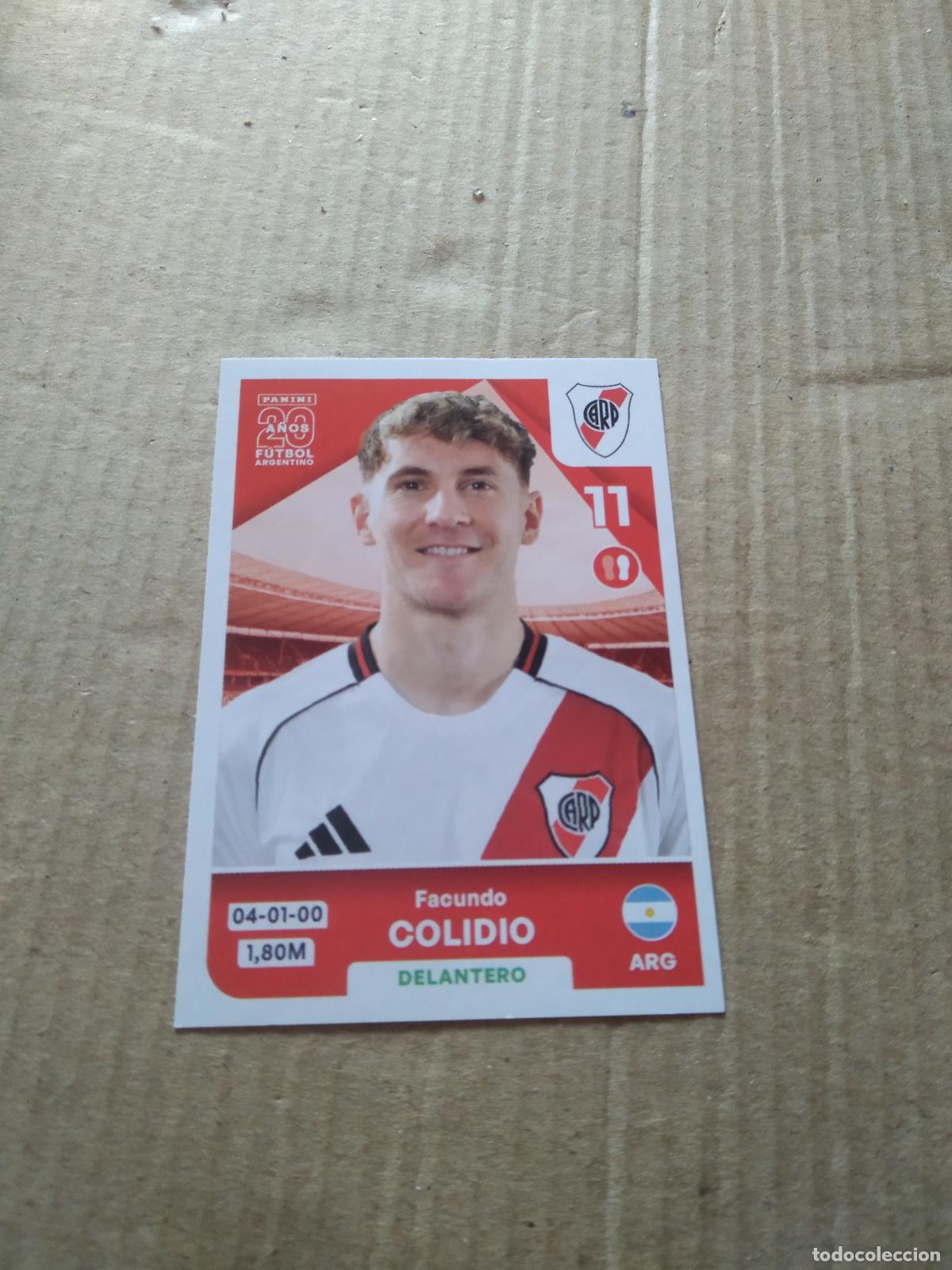 Cromos de F&uacute;tbol: RIV 17 FACUNDO COLIDIO RIVER PLATE CROMO FUTBOL ARGENTINO PANINI LIGA ARGENTINA 2025