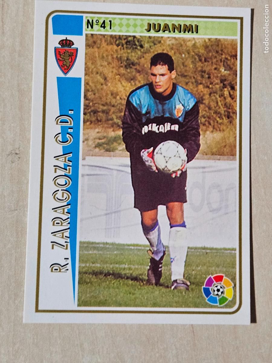 Cromos de F&uacute;tbol: N&ordm; 41 JUANMI - LAS FICHA DE LA LIGA MUNDICROMO 94 95 - REAL ZARAGOZA