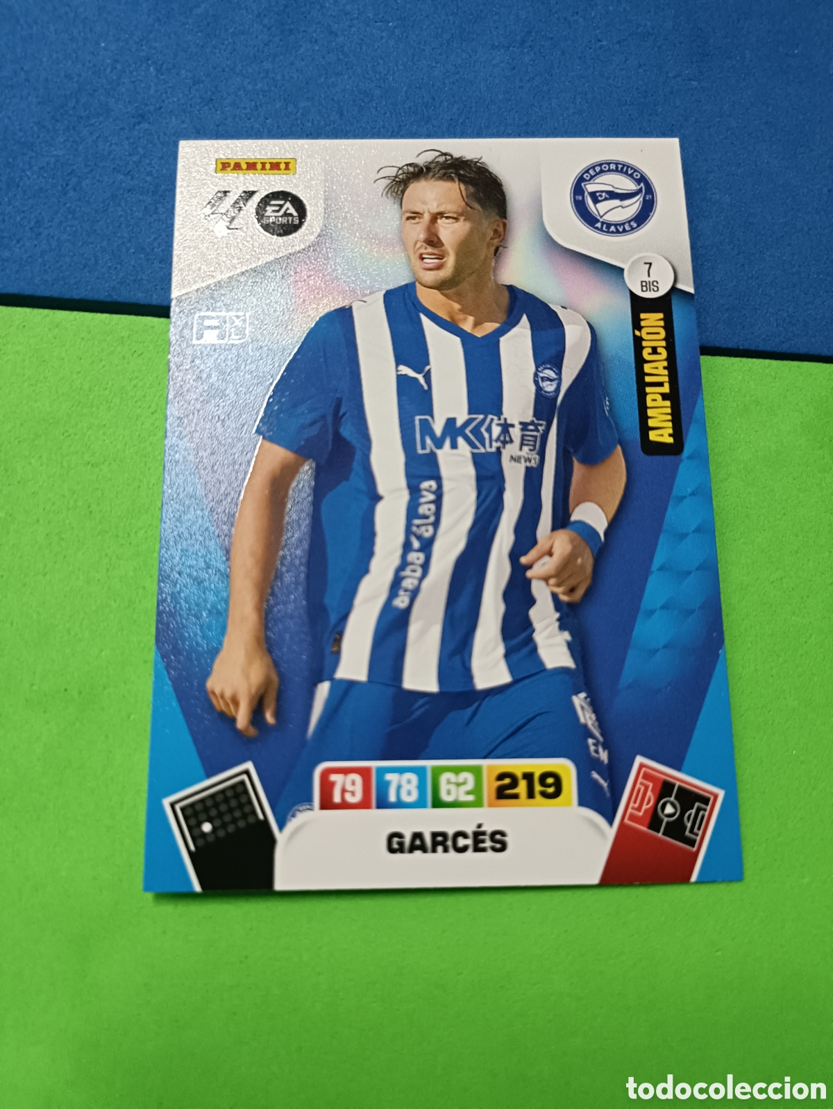 Cromos de F&uacute;tbol: ADRENALYN XL 2025 2026 25 26 Panini Liga - Ampliaci&oacute;n 7 bis Garc&eacute;s Alav&eacute;s