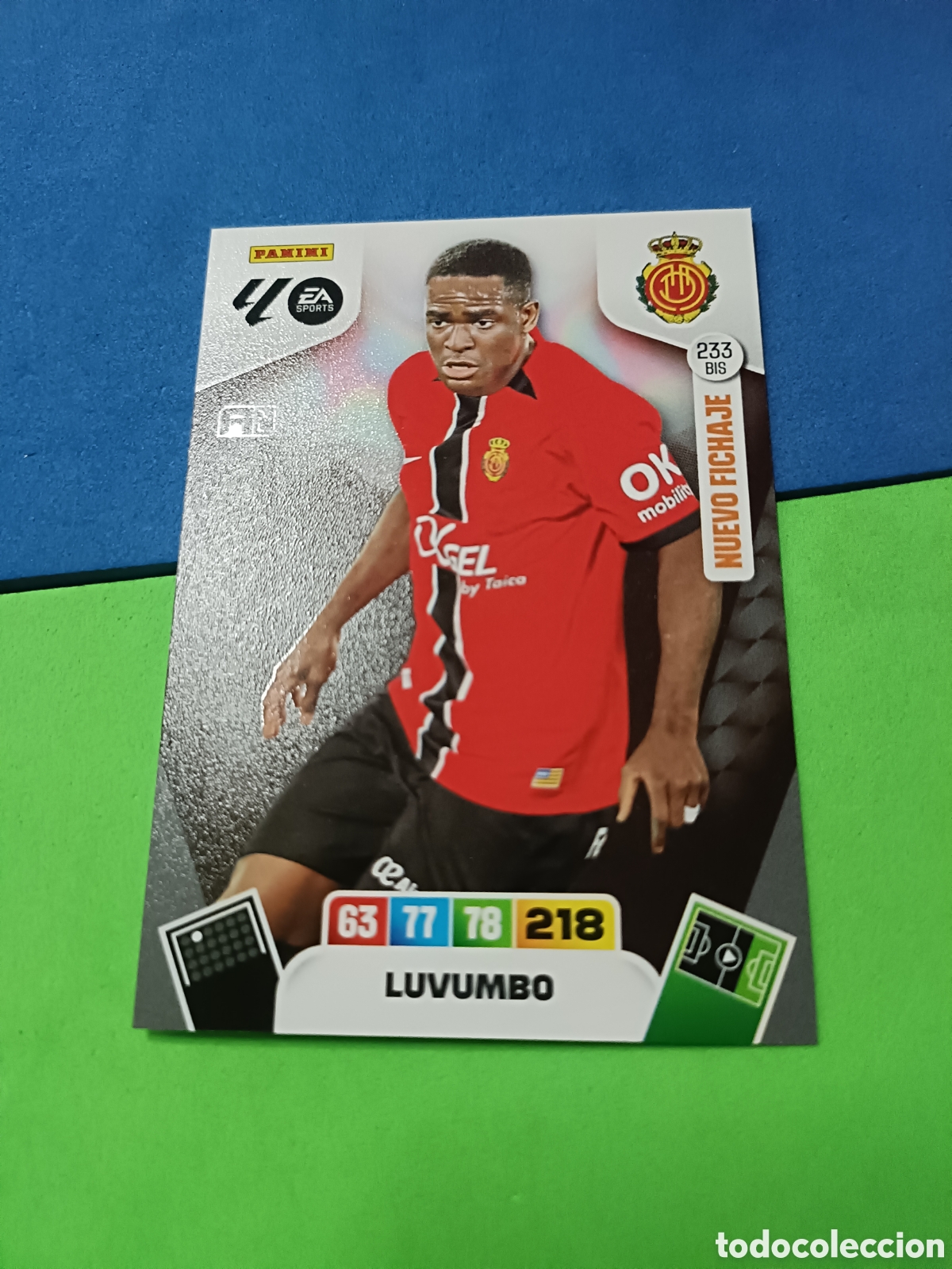 Cartes &agrave; collectionner de Football: ADRENALYN XL 2025 2026 25 26 Panini Liga - Nuevo fichaje 233 bis Luvumbo Mallorca