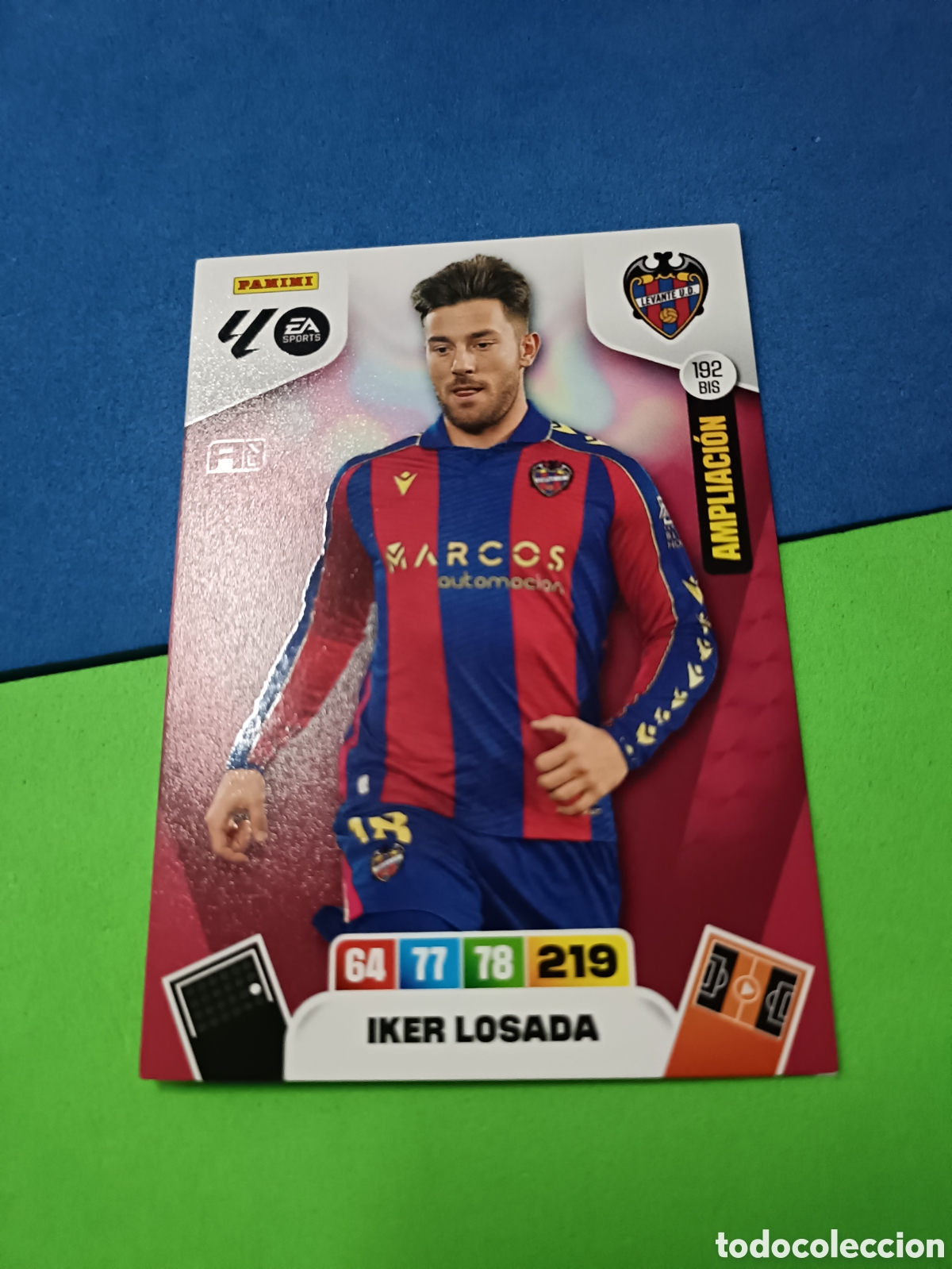 Cromos de F&uacute;tbol: ADRENALYN XL 2025 2026 25 26 Panini Liga - Ampliaci&oacute;n 192 Bis Iker Losada