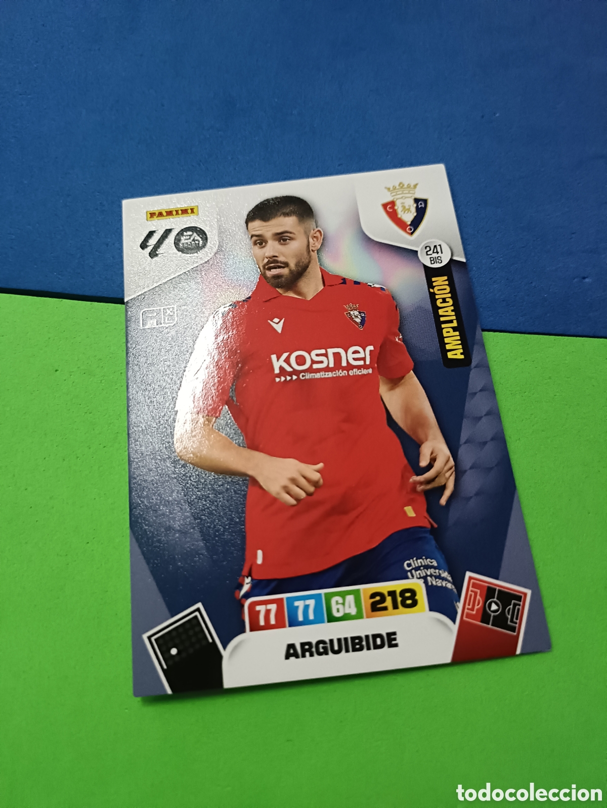 Football Stickers: ADRENALYN XL 2025 2026 25 26 Panini Liga - Ampliaci&oacute;n 241 Bis Arguibide Osasuna