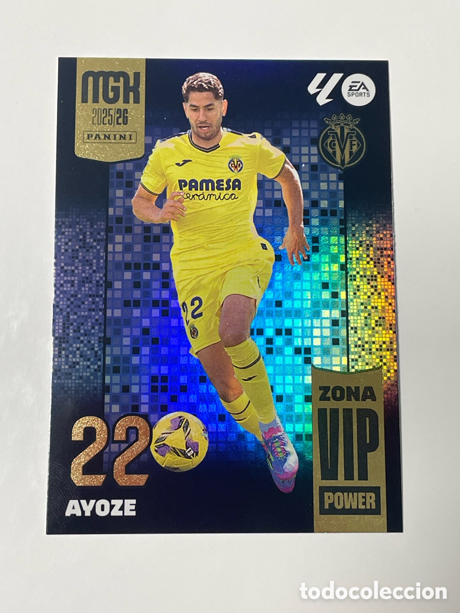 Cromos de F&uacute;tbol: Ayoze Villarreal Panini Megacracks 2025/26 VIP Power #388