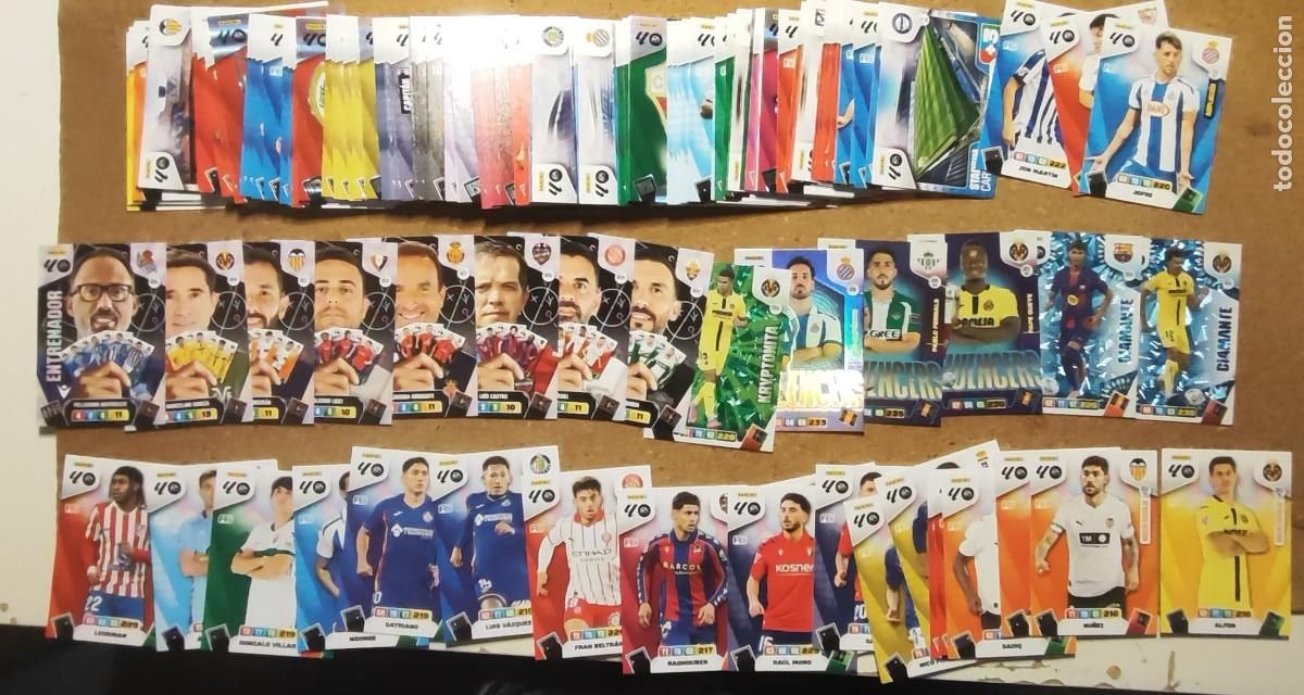 Cromos de F&uacute;tbol: ADRENALYN XL LA LIGA 25/26 LOTE DE 200 CARTAS SIN REPETIR CON ESPECIALES # PANINI