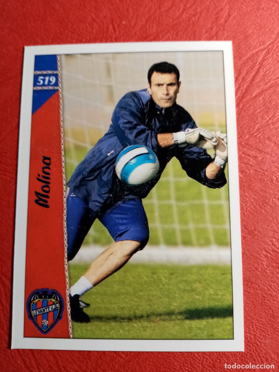 Fu&szlig;ball-Sticker: N&ordm; 519 MOLINA, LEVANTE U.D., FICHAS DE LA LIGA 2007, 2006 2007, 06 07 MUNDICROMO