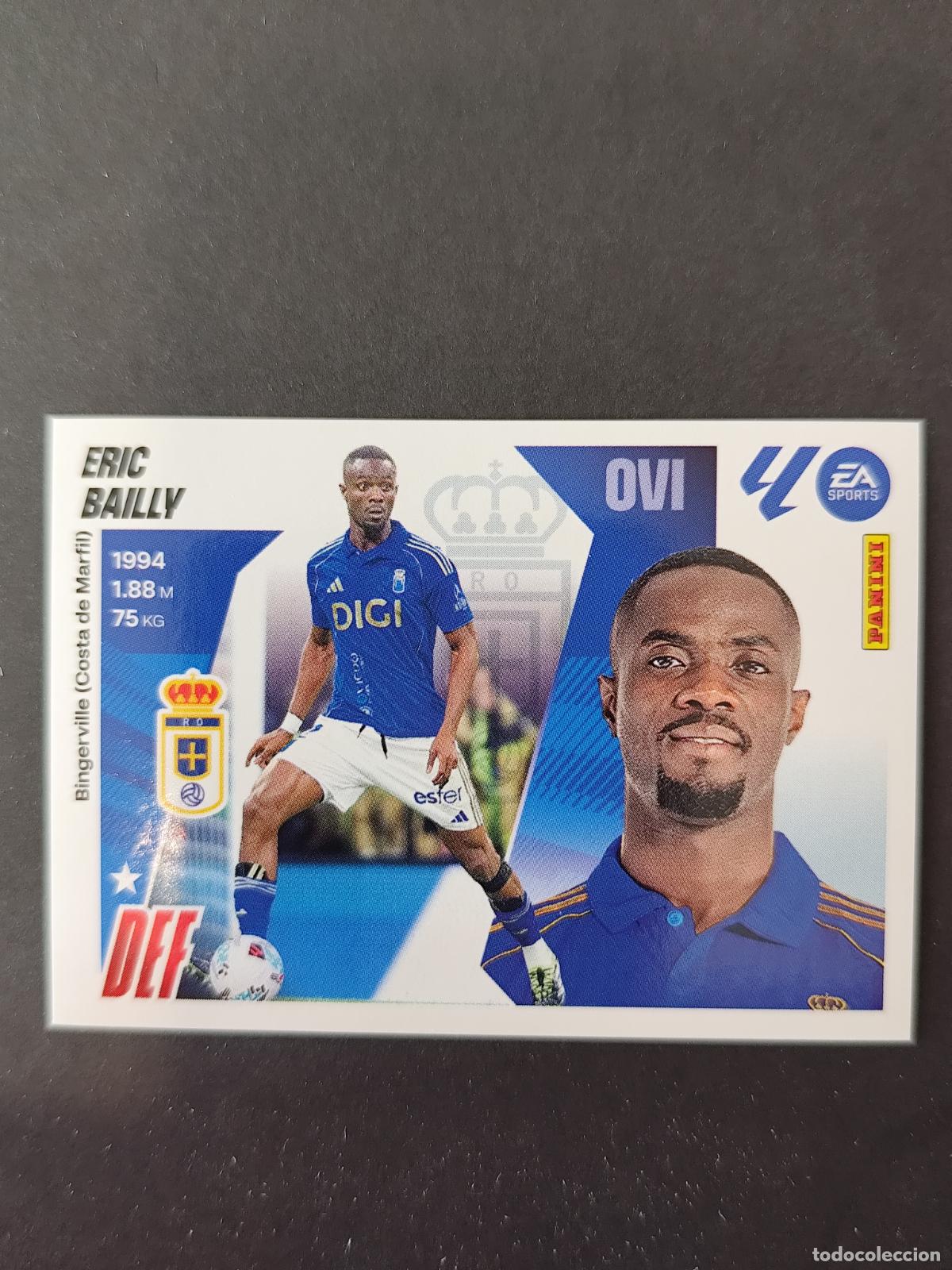 Cromos de F&uacute;tbol: 7 BIS ERIC BAILLY COLOCA OVIEDO LIGA ESTE 2025 2026 25 26 PEDIDO M&Iacute;NIMO 2&euro;